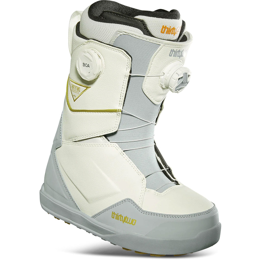 32 Lashed Double Boa White Grey Snowboard Boots Womens 2024 Women's Boots