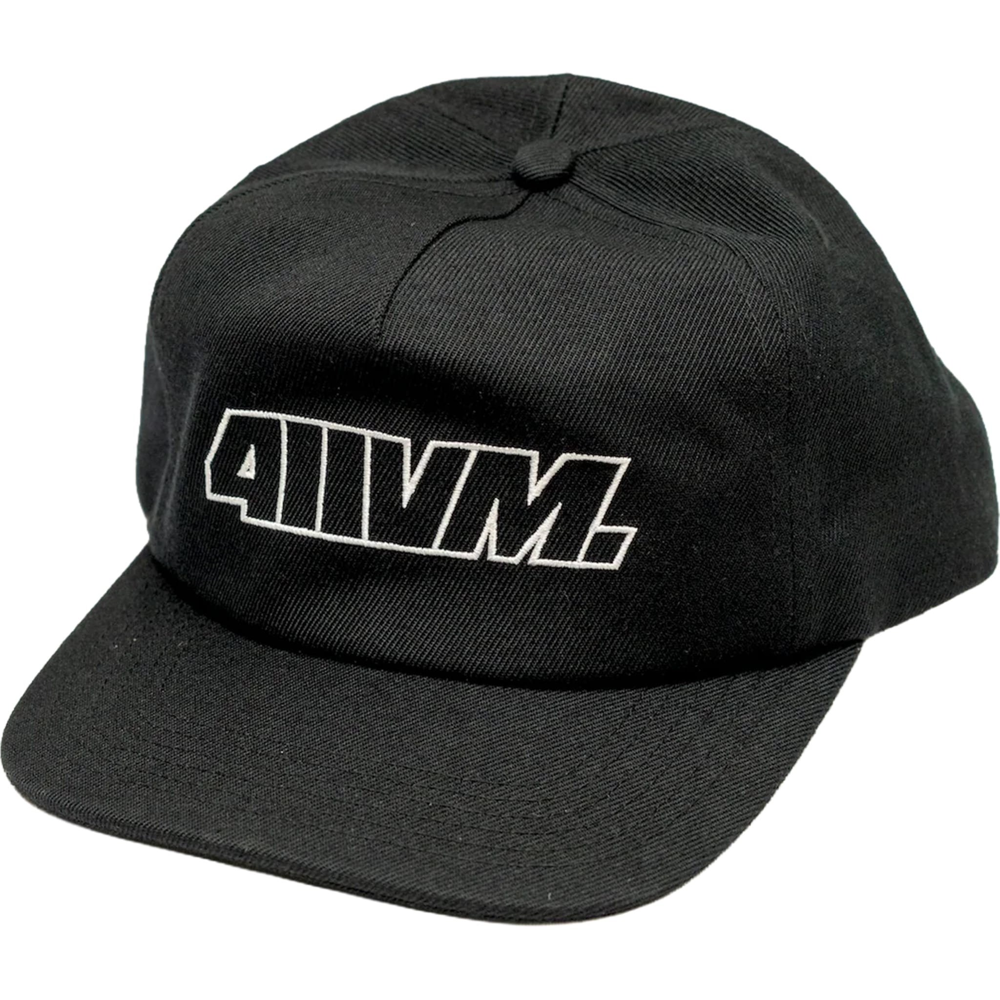 411VM Outline Snapback Hat Black Hats