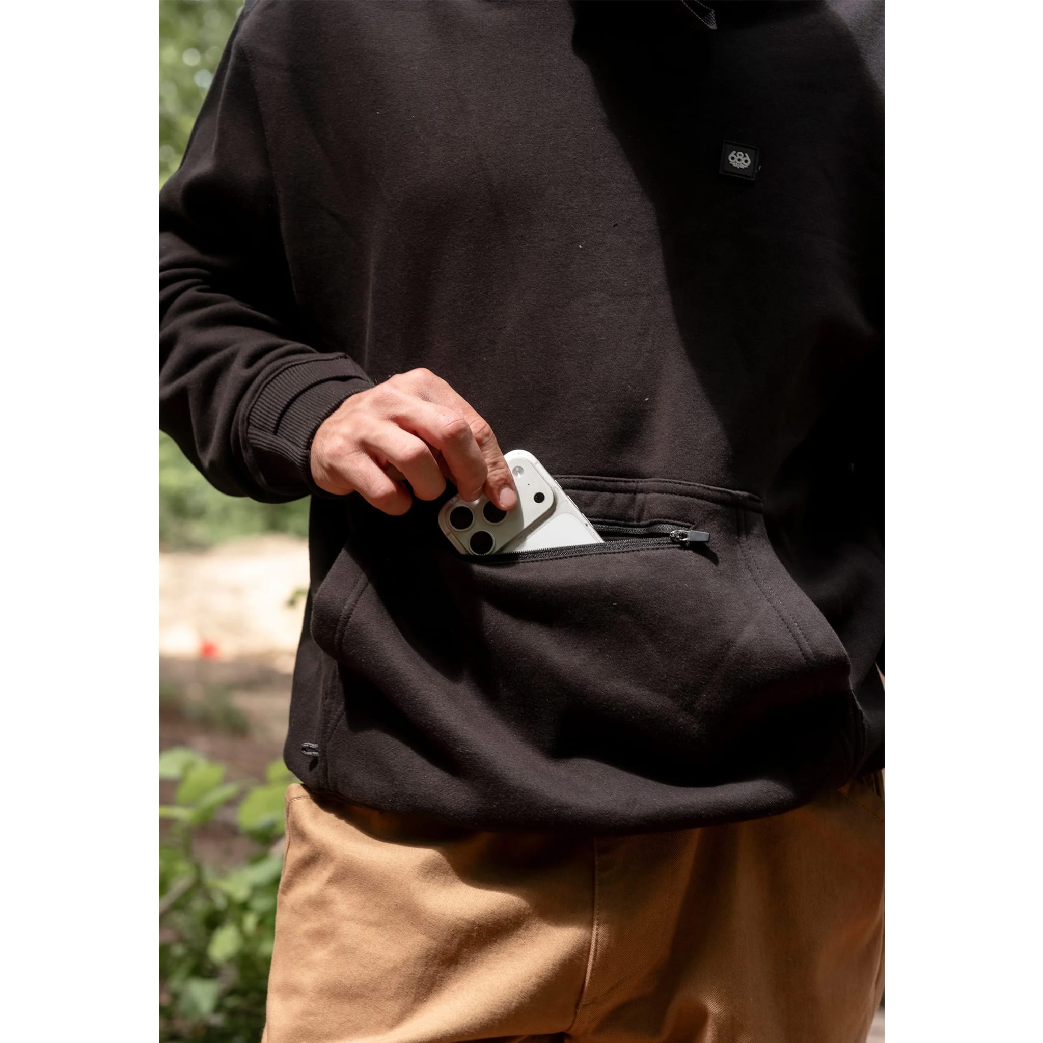 686 All Season Hoodie Black Sweatshirts