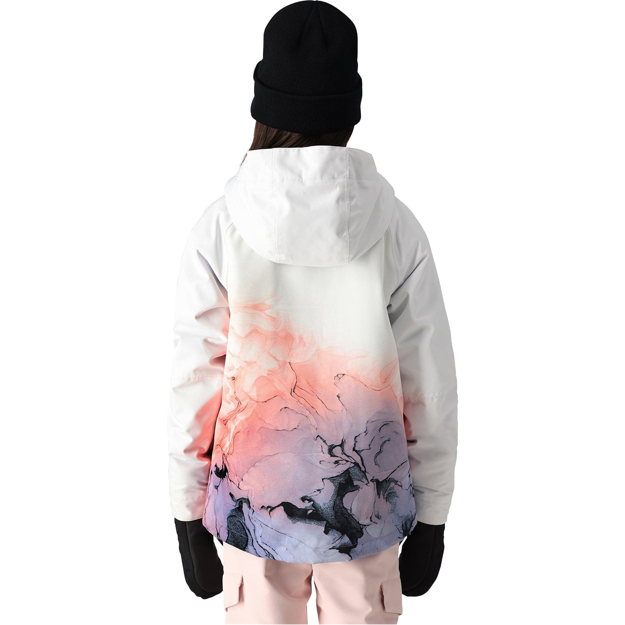 686 Girls' Hydra Insulated Jacket Purple Impression Colourblock Youth Jackets