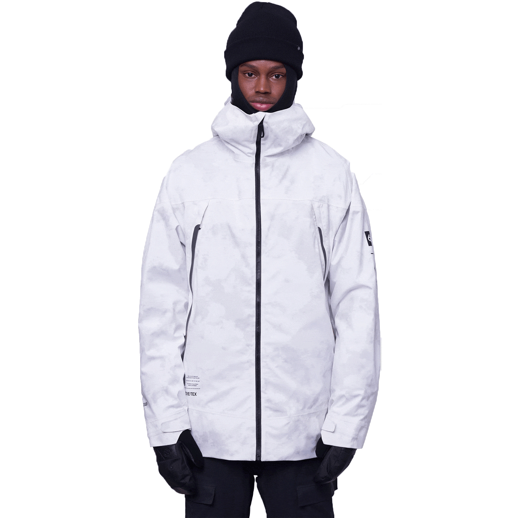 686 Gore-Tex HydraStash Sync Jacket Grey Dazed Mens Snowboard Coat