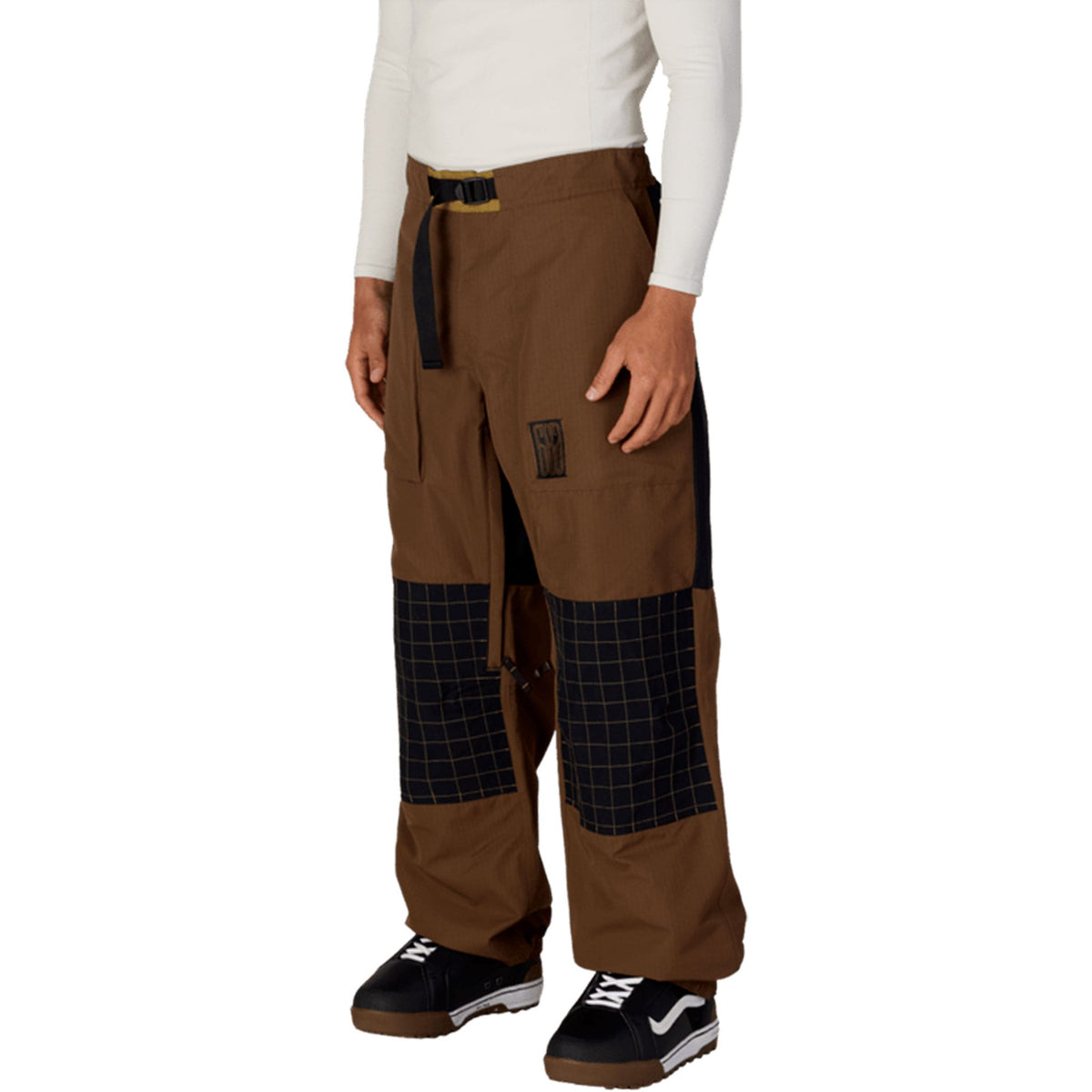 686 Men's 2.5L Ghost Pant Dark Earth Ripstop 2027 Mens Snowboard Pants