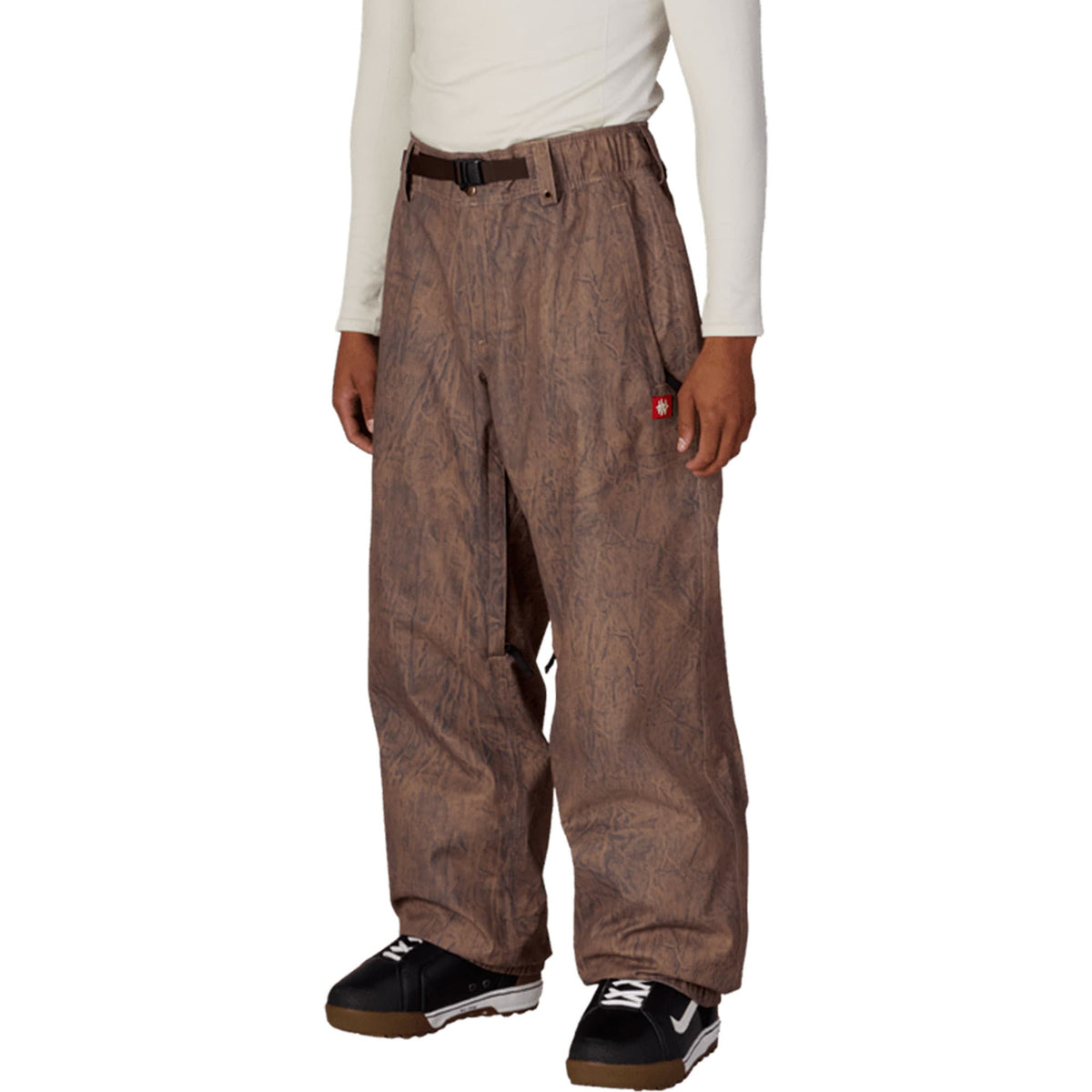 686 Men's 686 Dojo 20K Pant Brown Crinkle Wash 2027 Mens Snowboard Pants