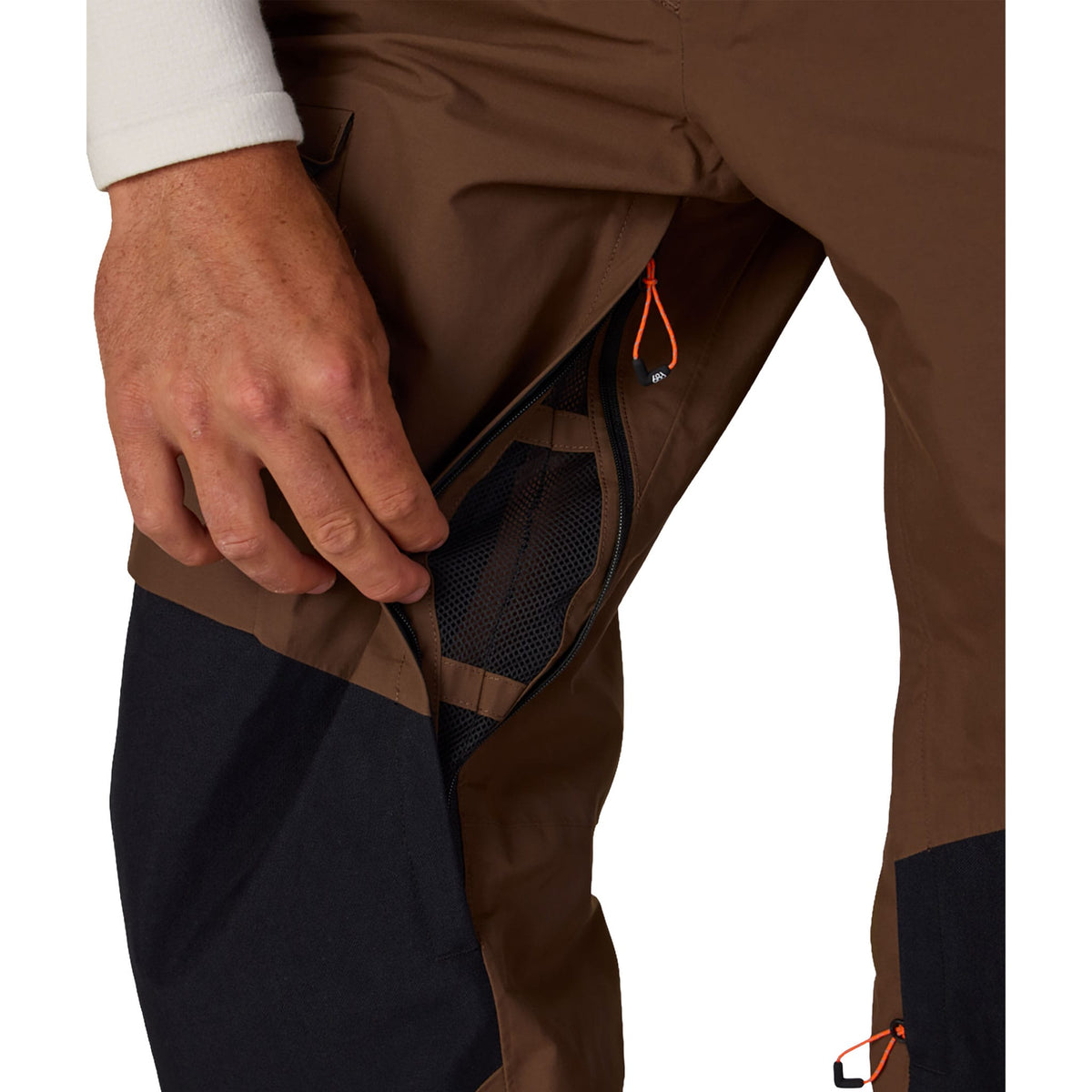 686 Men's Gore-Tex Dispatch Shell Bib Dark Earth 2027 Mens Snowboard Pants