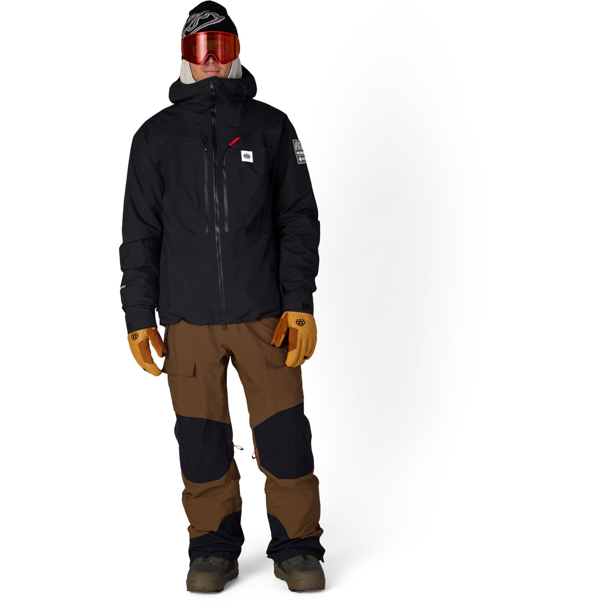 686 Men's Gore-Tex Dispatch Thermagraph Jacket Black 2027 Mens Snowboard Jackets