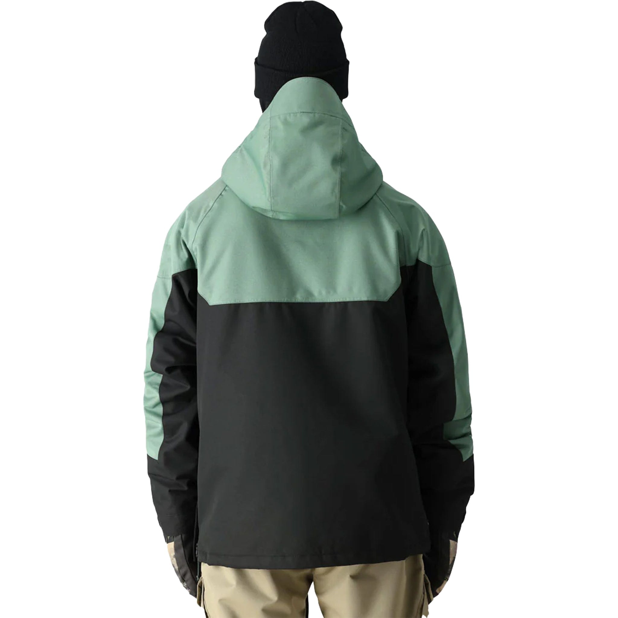 686 Men's Renewal Insulated Anorak Cypress Black Colourblock Mens Snowboard Coat