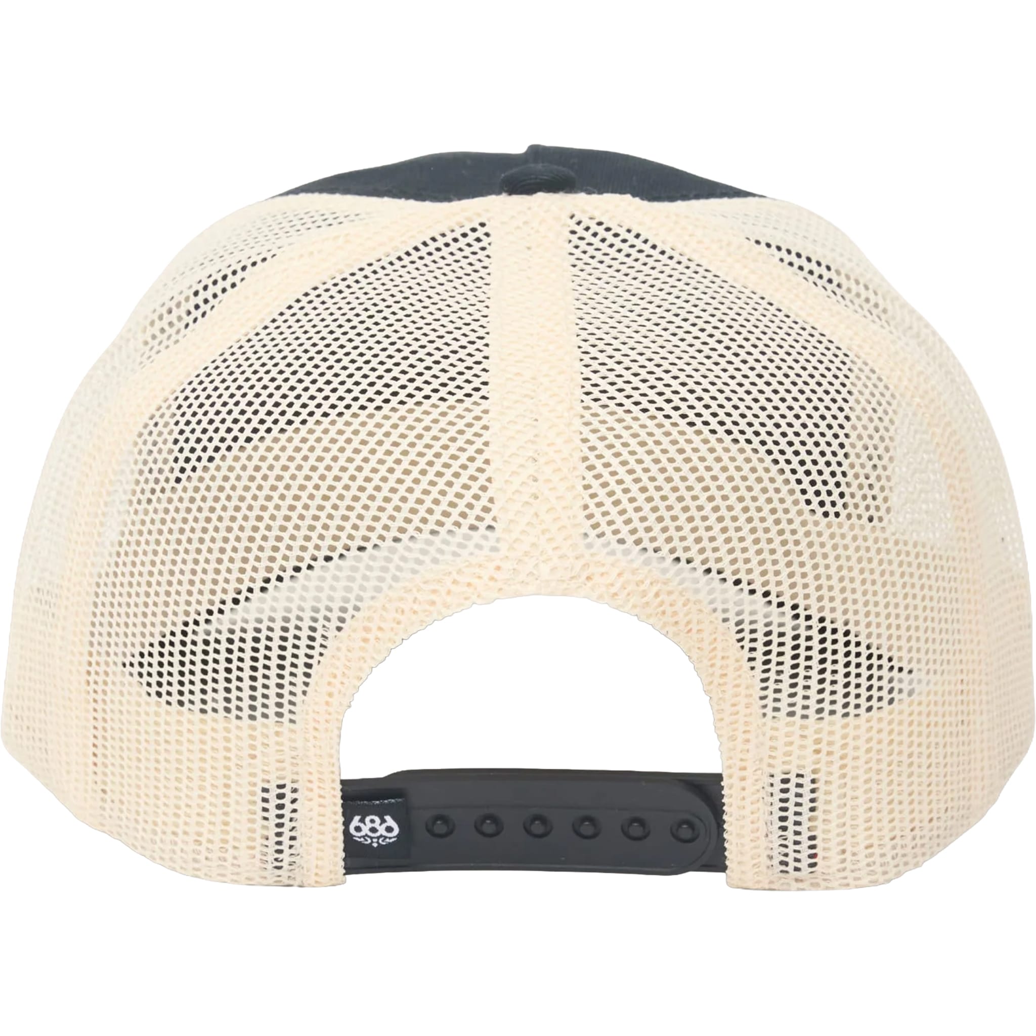686 Mid-Pro Wreath Unstructured 5 Panel Mesh Hat Black Hats