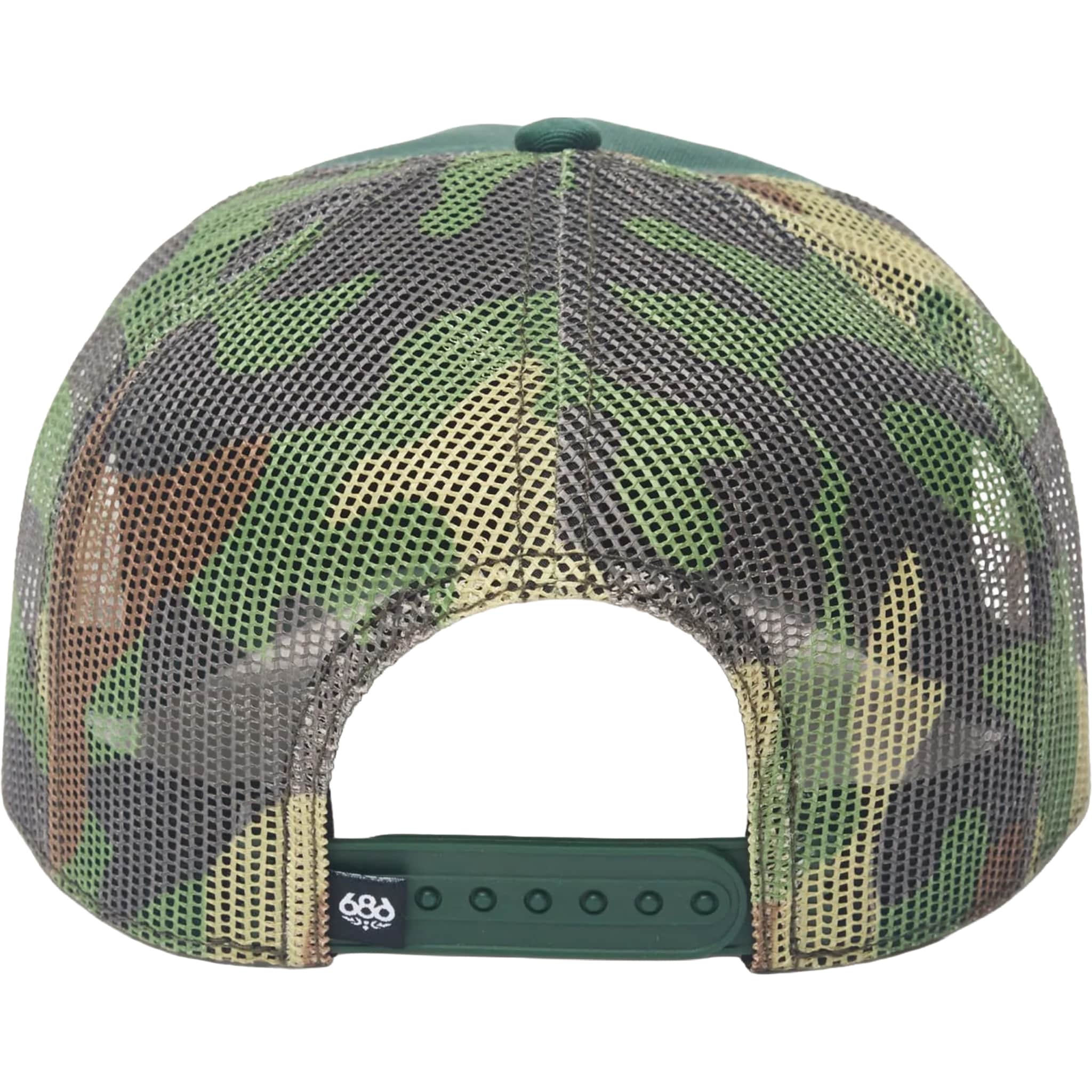 686 Mid-Pro Wreath Unstructured 5 Panel Mesh Hat Moss Green Hats