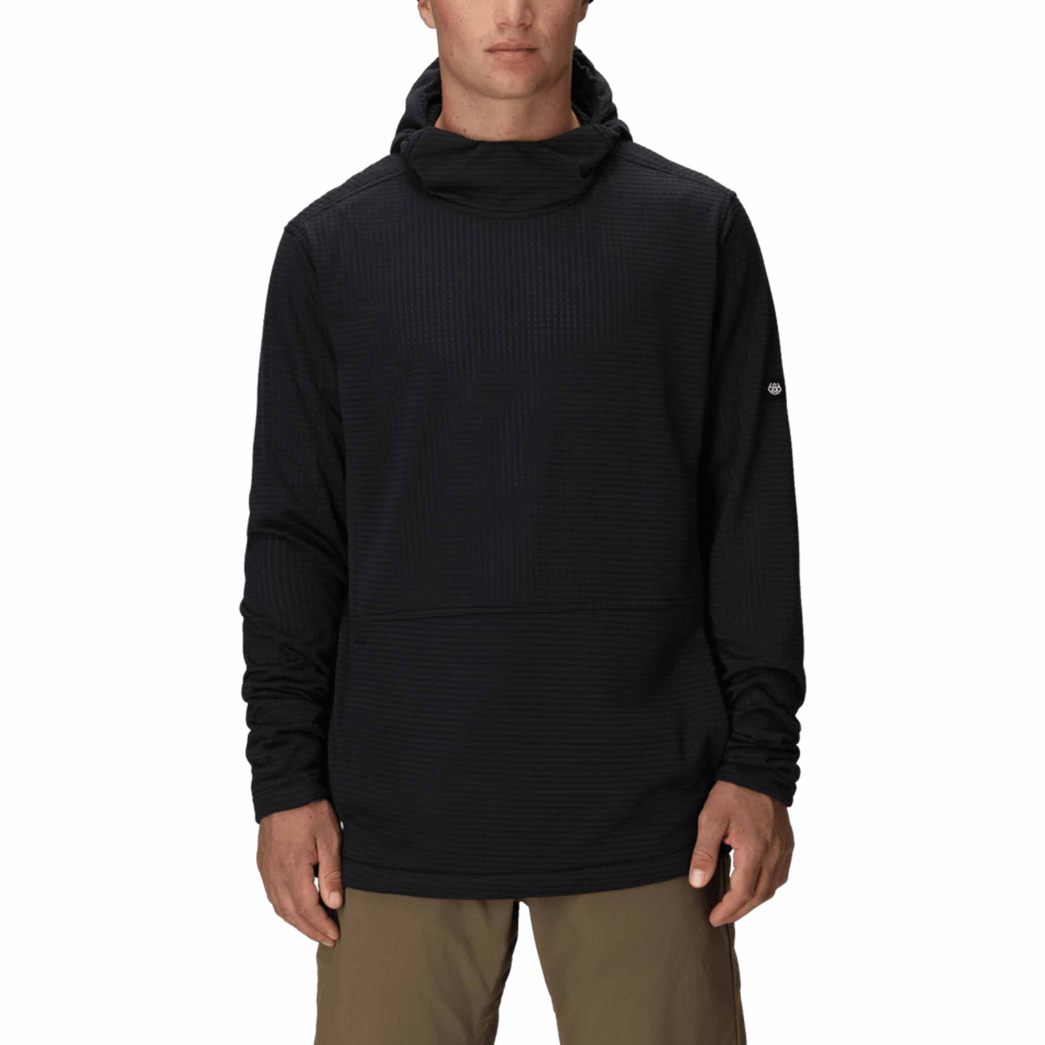 686 Mission Grid Fleece Hoody Black 2026 Sweatshirts