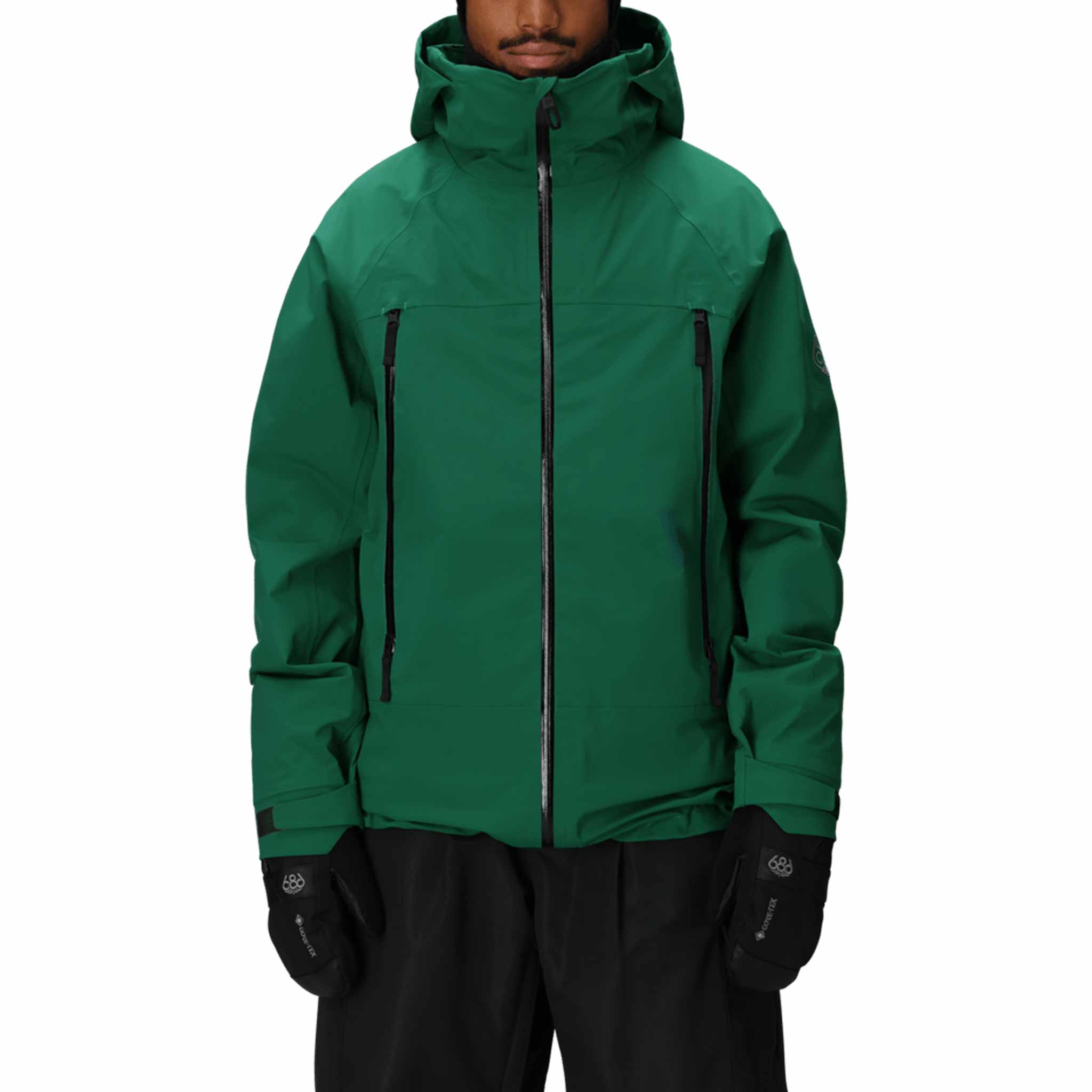 686 Smarty 3 in 1 Rodeo 3L Jacket Emerald Green 2026 Mens Snowboard Coat