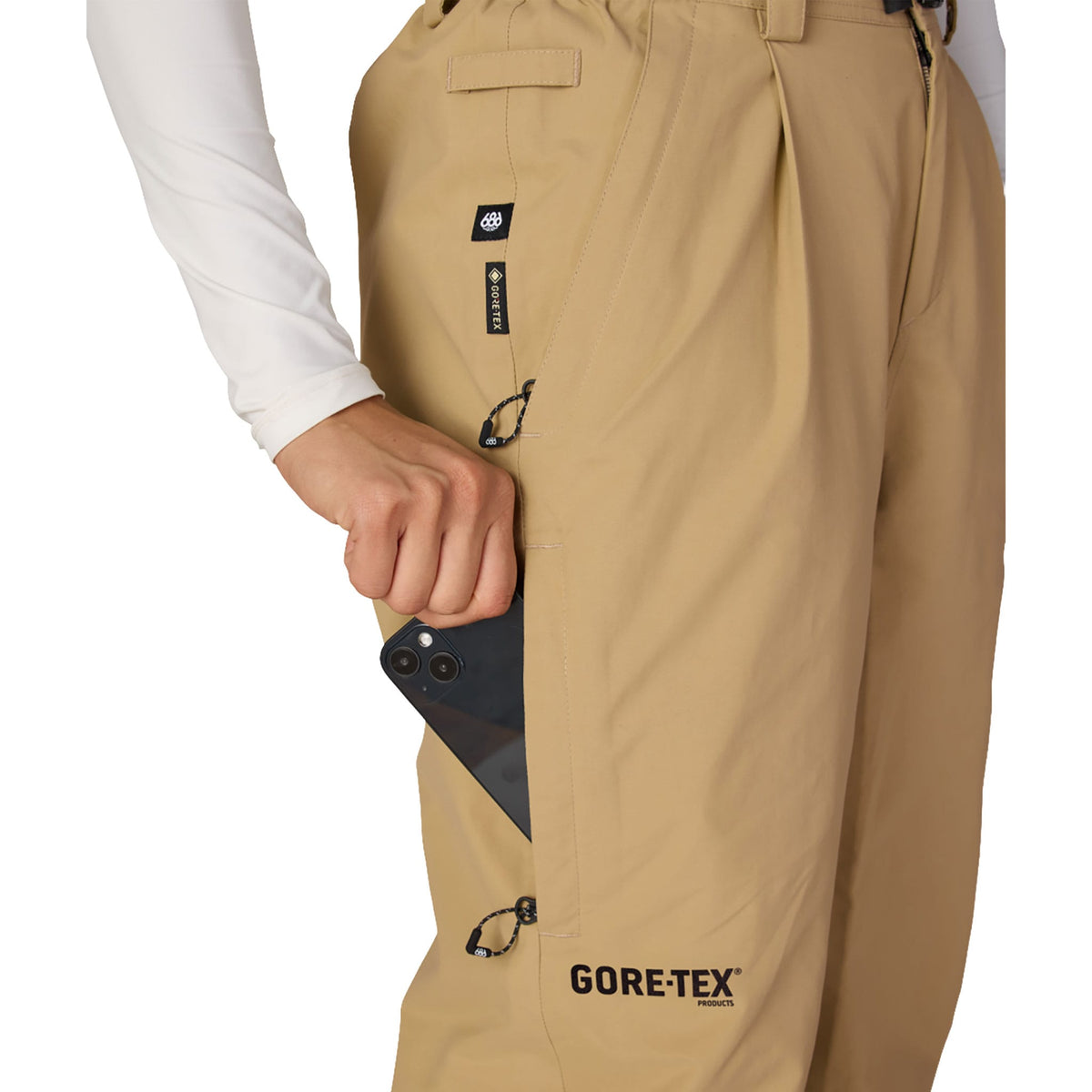 686 Women's Gore-Tex Outline Pant Khaki 2027 Womens Snowboard Pants