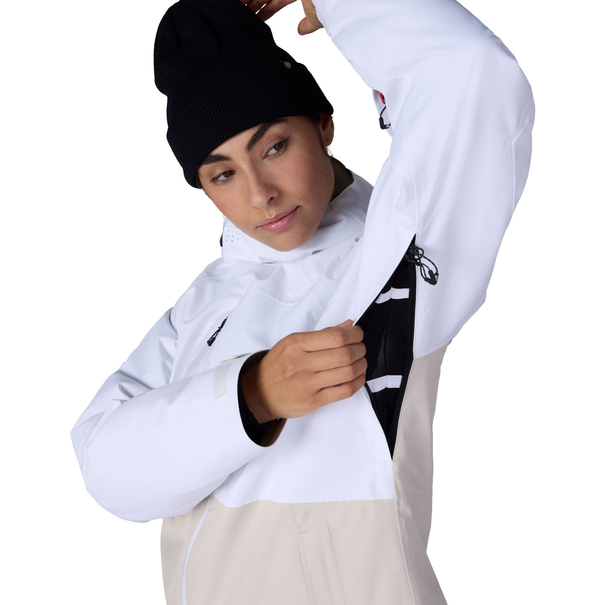 686 Women's Hydra Thermagraph Jacket White Colorblock 2027 Womens Snowboard Jackets