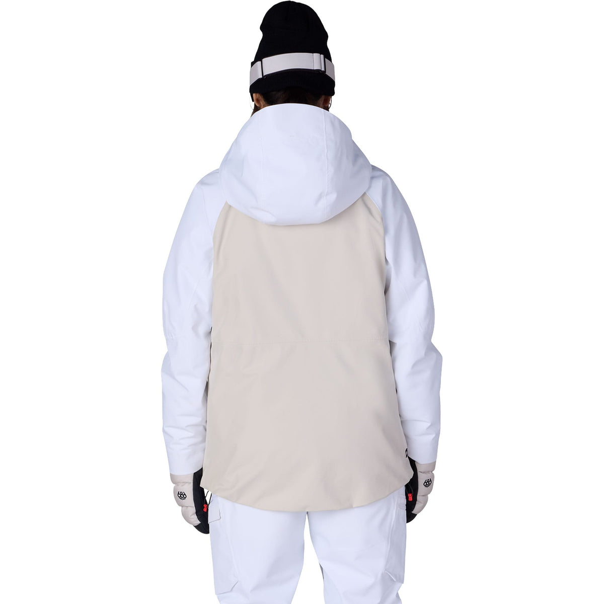 686 Women's Hydra Thermagraph Jacket White Colorblock 2027 Womens Snowboard Jackets