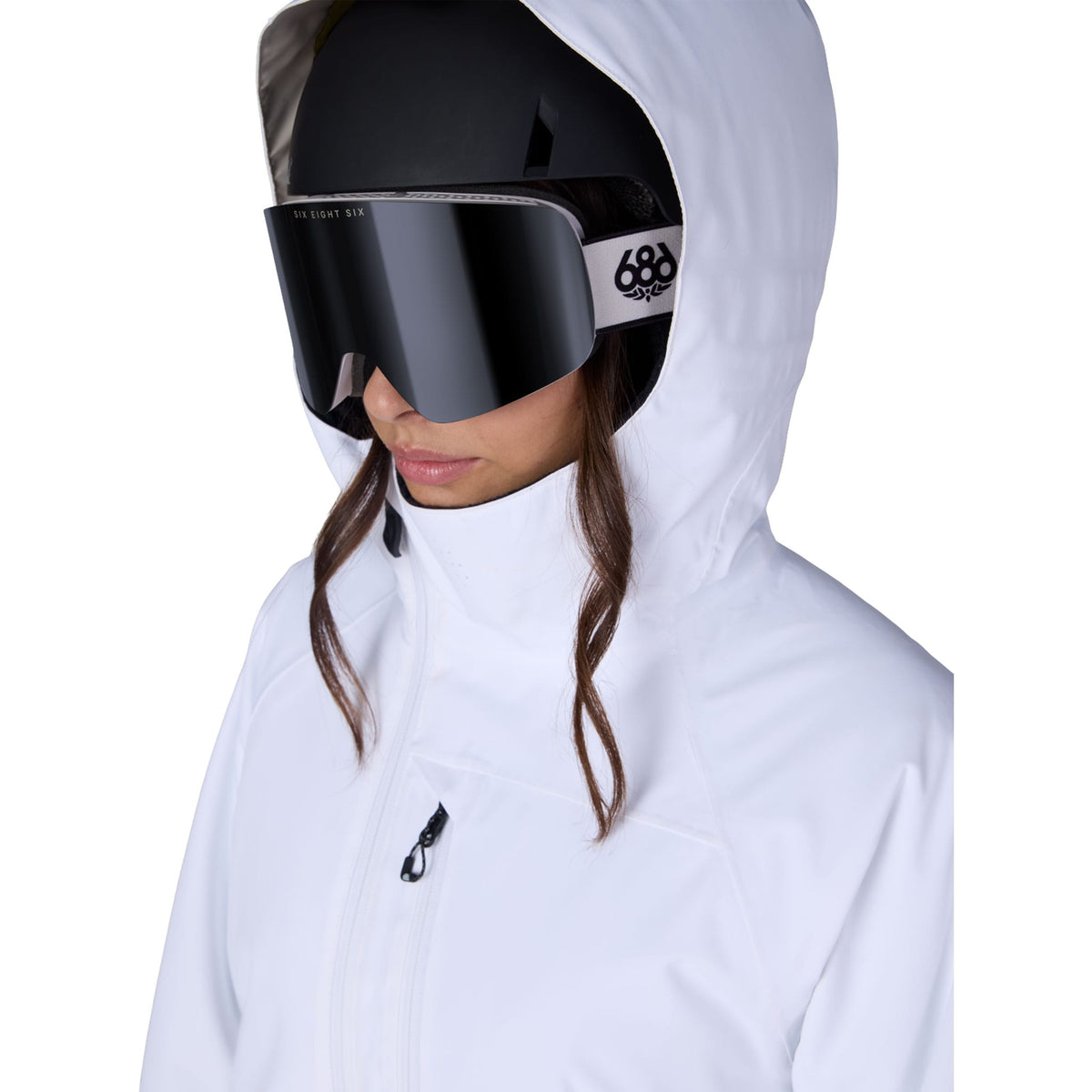 686 Women's Hydra Thermagraph Jacket White Colorblock 2027 Womens Snowboard Jackets