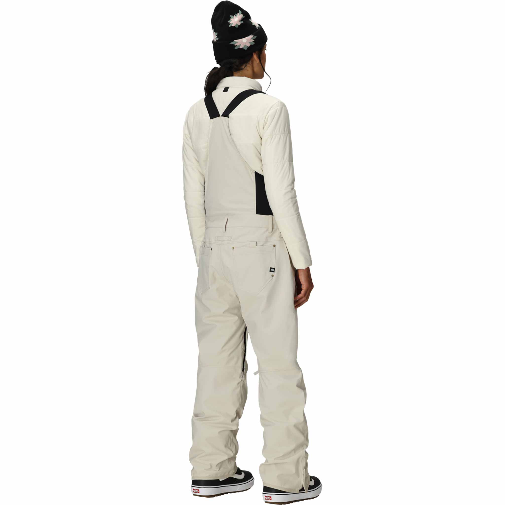 686 Womens Black Magic Insulated Bib Limestone 2026 Womens Snowboard Pants