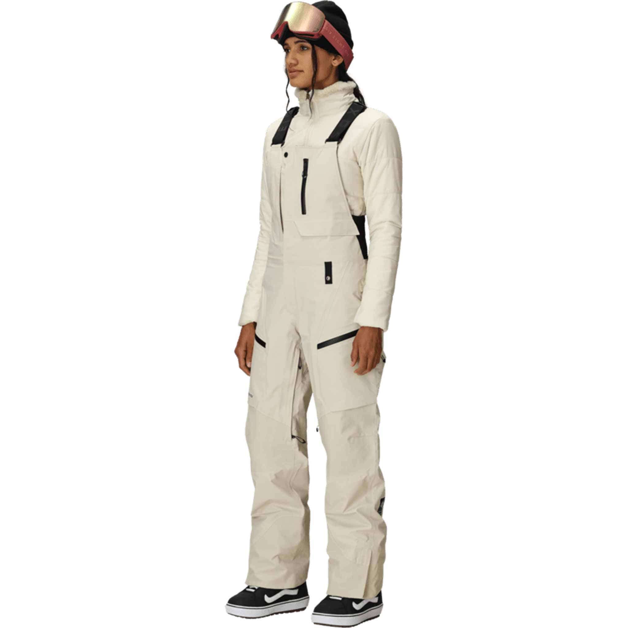 686 Womens Gore-Tex Dispatch Shell Bib Limestone 2026 Womens Snowboard Pants