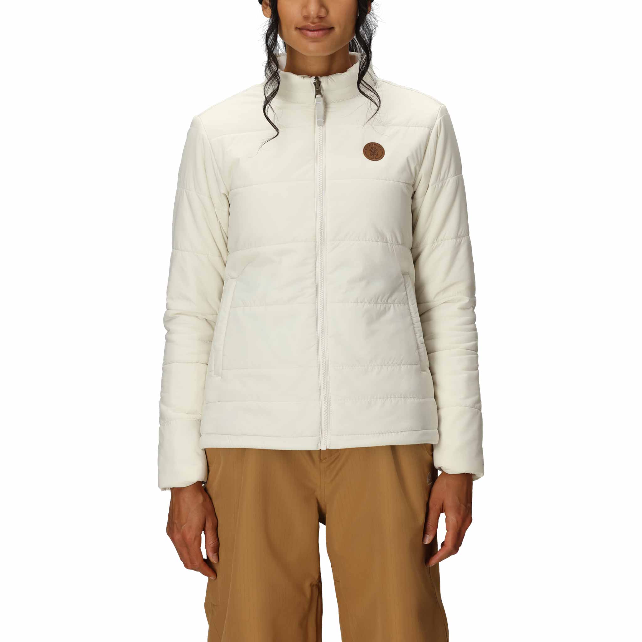 686 Womens Smarty 3 in 1 Spellbound Jacket Limestone Dobby 2026 Womens Snowboard Jacket