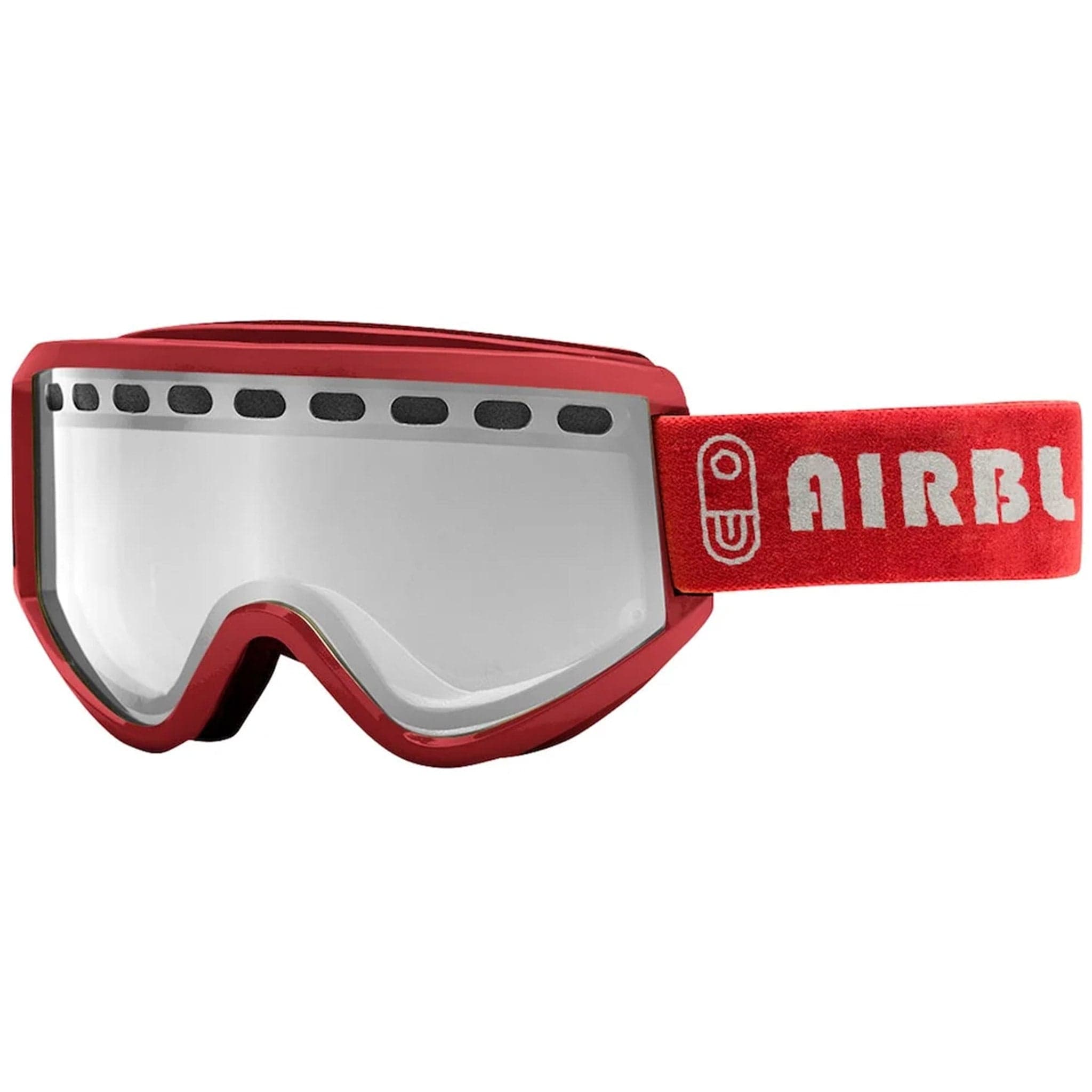Airblaster Air Goggle Red Matte Clear Goggles