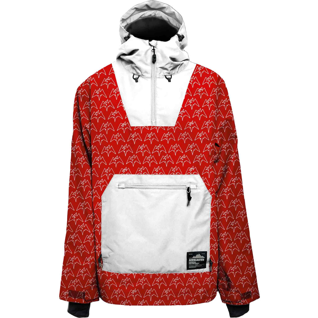 Airblaster Freedom Pullover Cherry Terry Mens Snowboard Coat