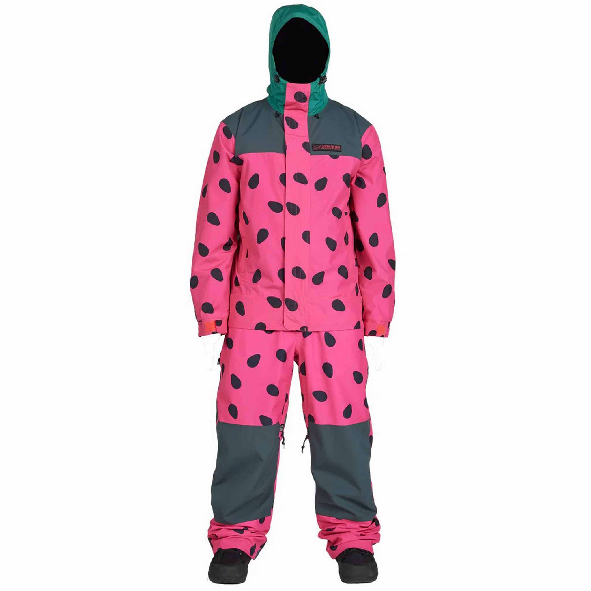 Airblaster Freedom Suit Watermelon Mens Snowboard Coat