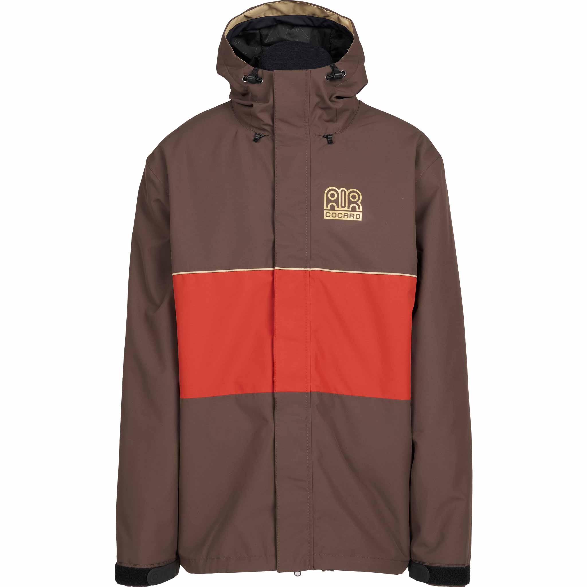 Airblaster Phatstripe Jacket Cocard Chocolate Mens Snowboard Coat