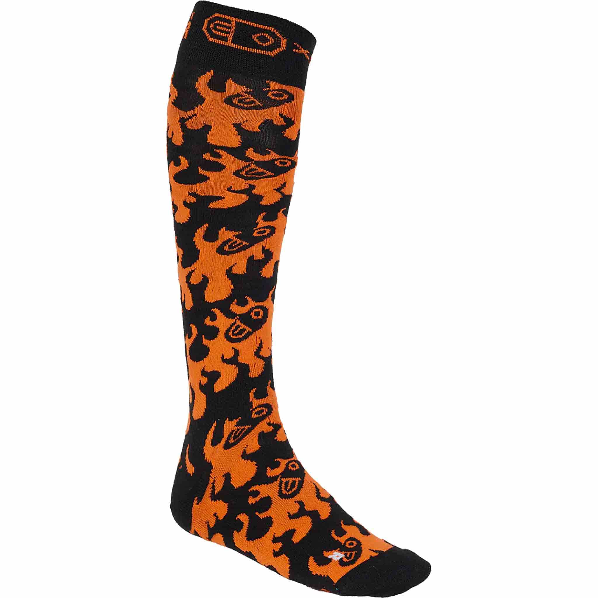 Airblaster Snowboard Socks Flames Snowboard Socks