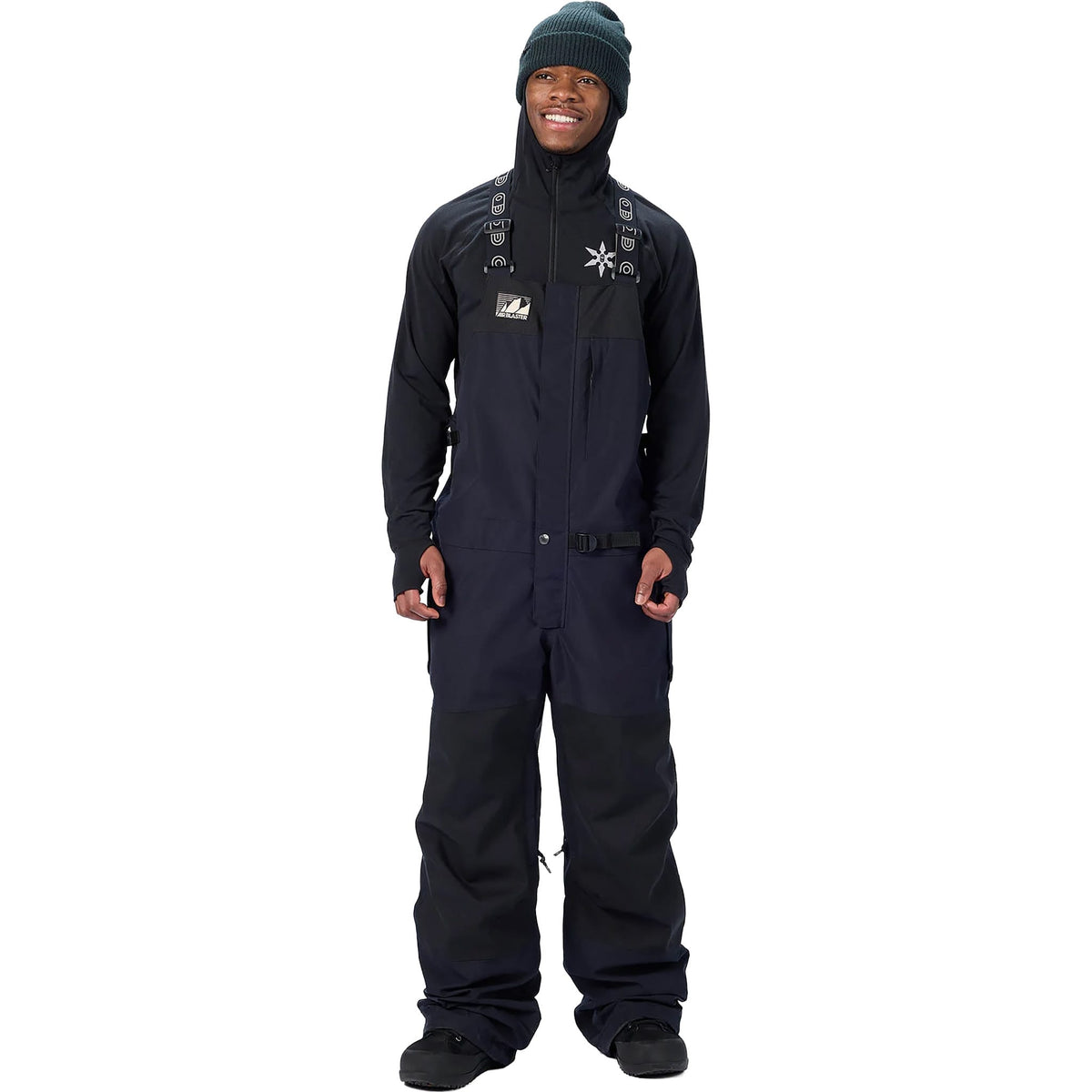 Airblaster Stretch Krill Bib Black 2027 Mens Snowboard Pants