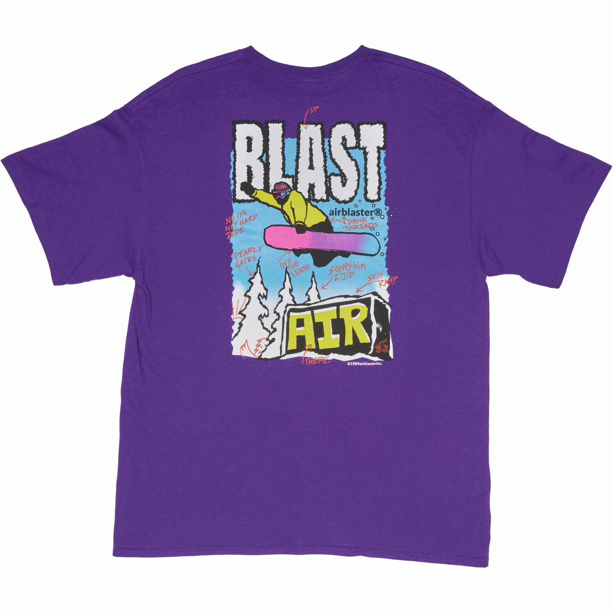 Airblaster Style Correct Tee Purple T Shirt