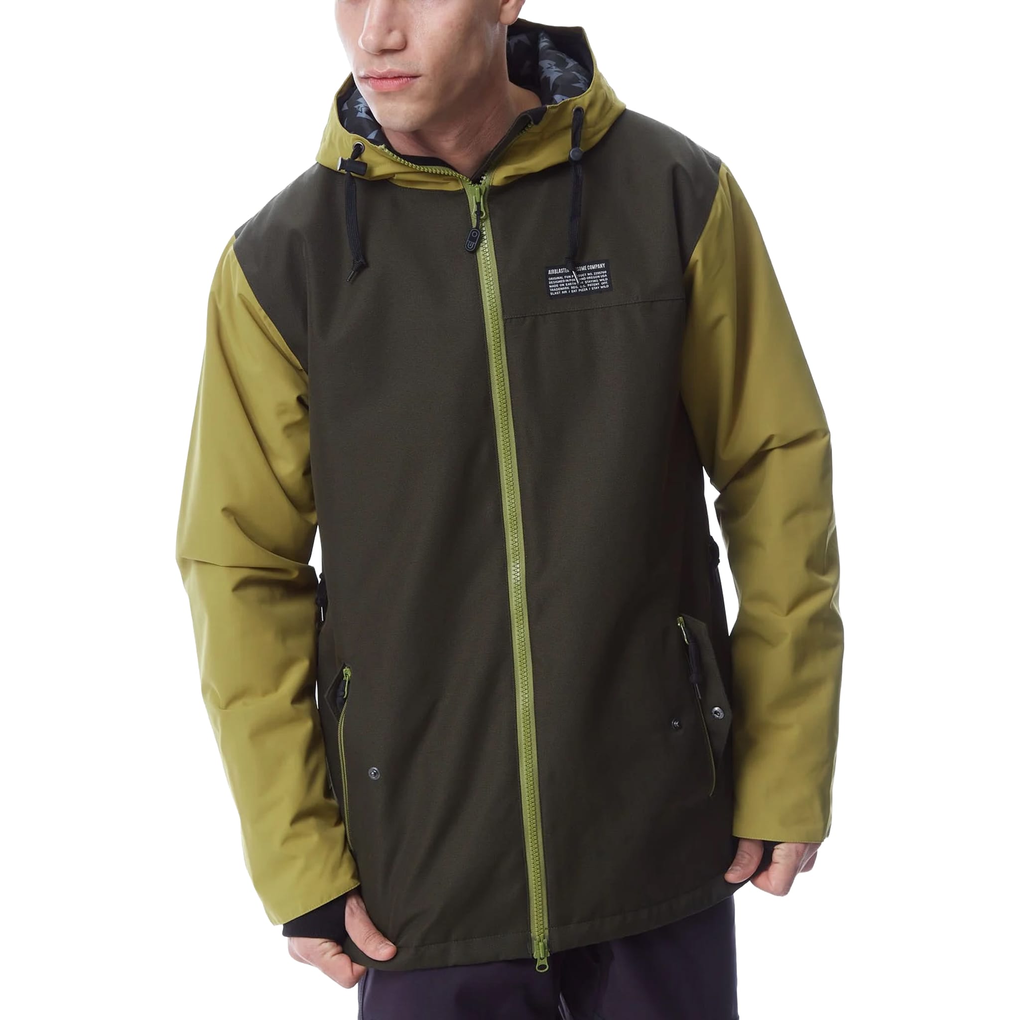 Airblaster Toaster Jacket Green 2023 Mens Snowboard Jackets