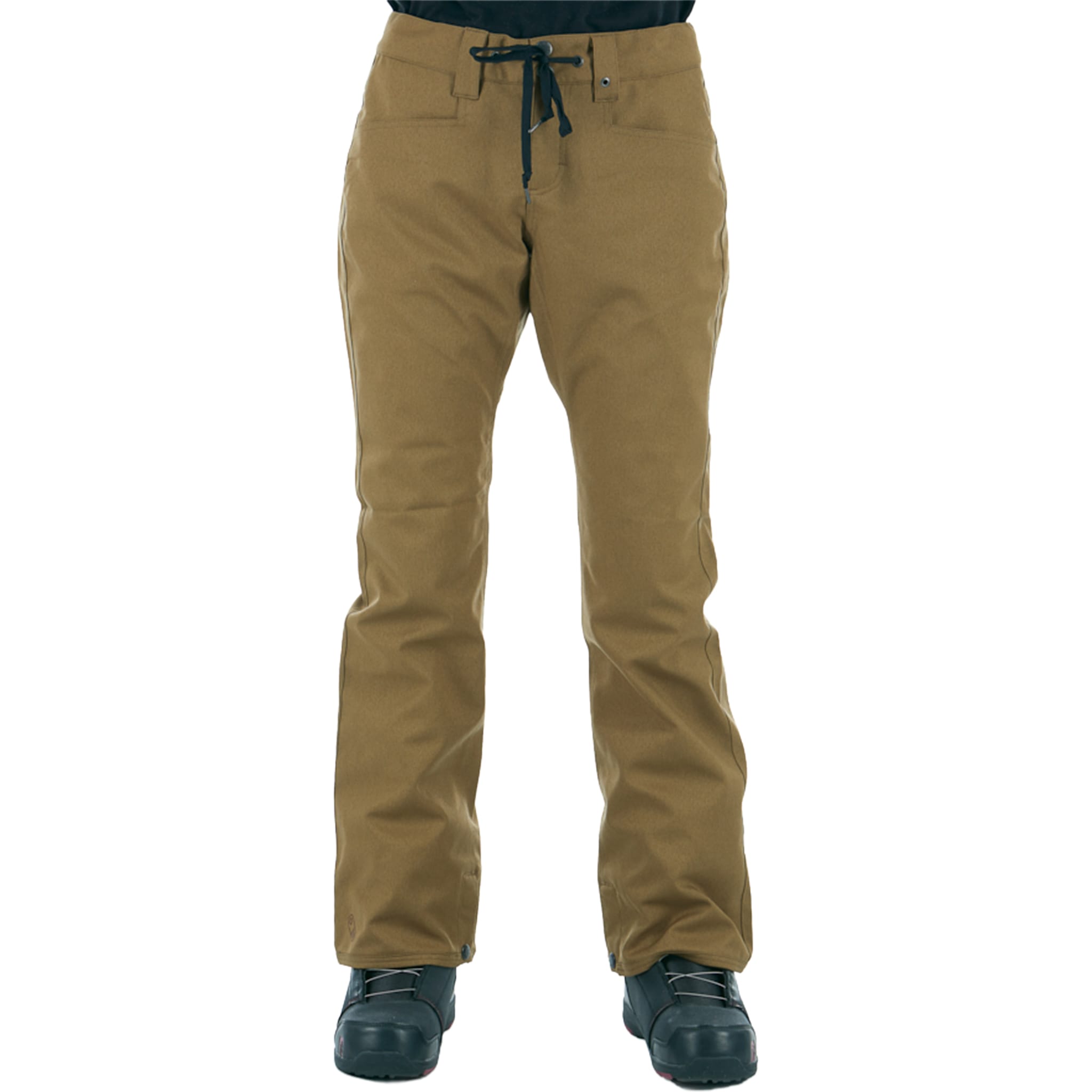 Airblaster Women's Fancy Pants Dark Khaki Womens Snowboard Pants
