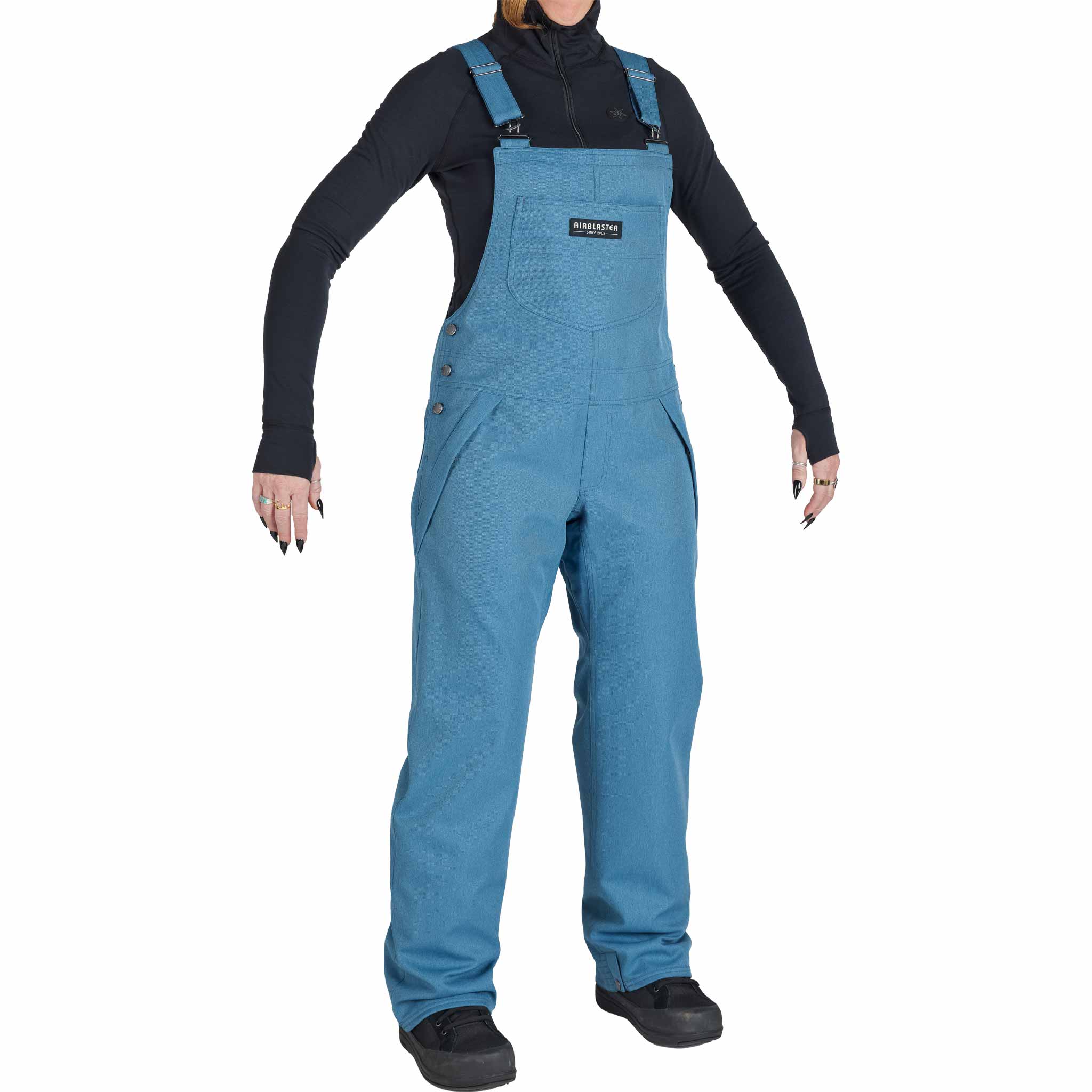 Airblaster Womens Freedom Bib Thunderhead 2026 Womens Snowboard Pants