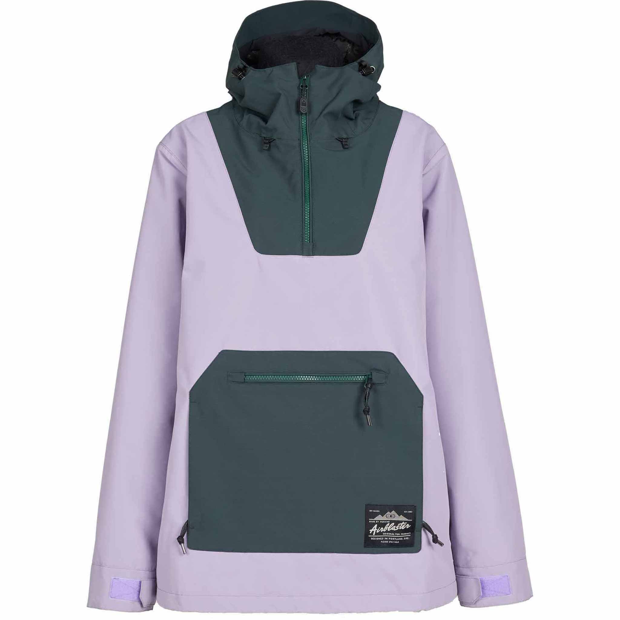 Airblaster Womens Freedom Pullover Dark Lavender 2026 Womens Snowboard Jacket
