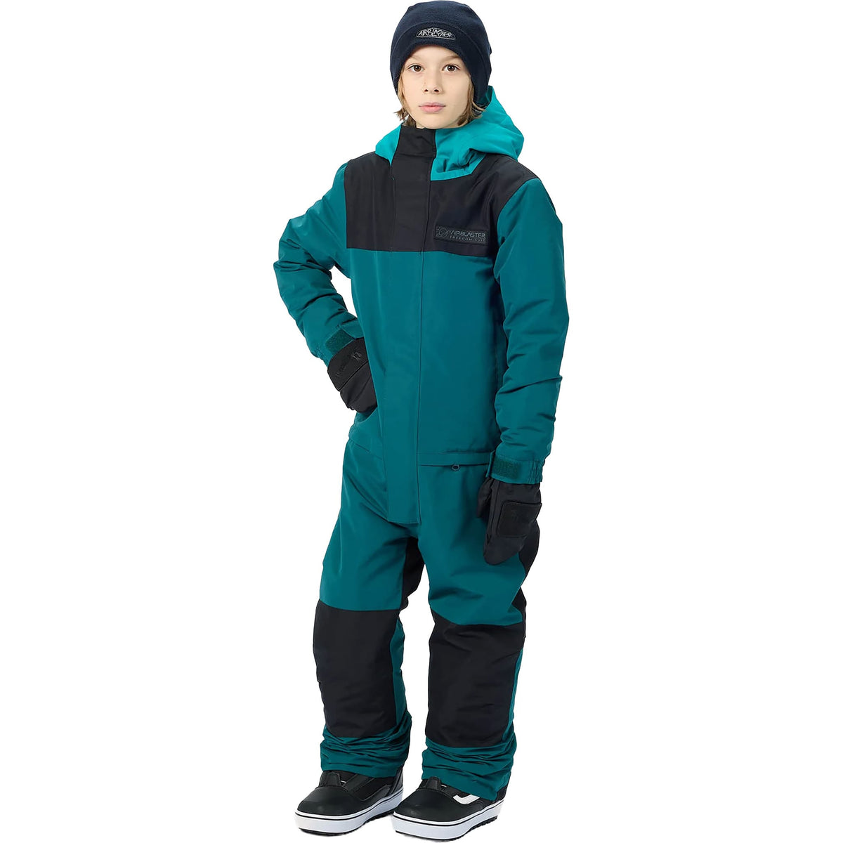 Airblaster Youth Freedom Suit Spruce Teal 2027 Youth Jackets