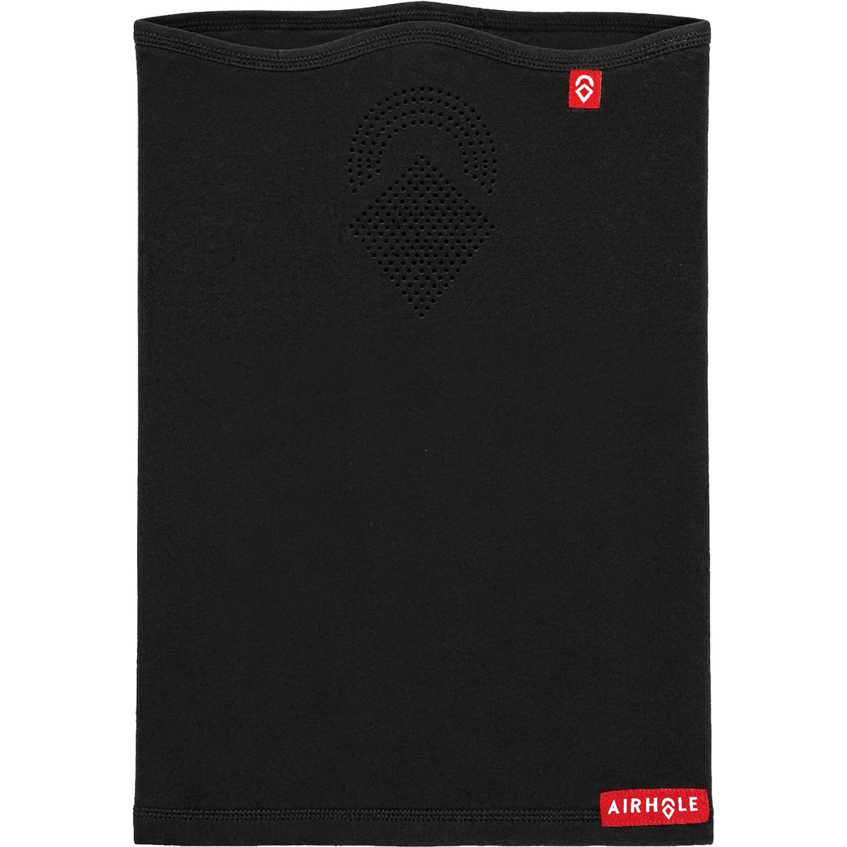 Airhole Airtube Laser Ergo Polar Fleece Neck Gaiter Black Facemask