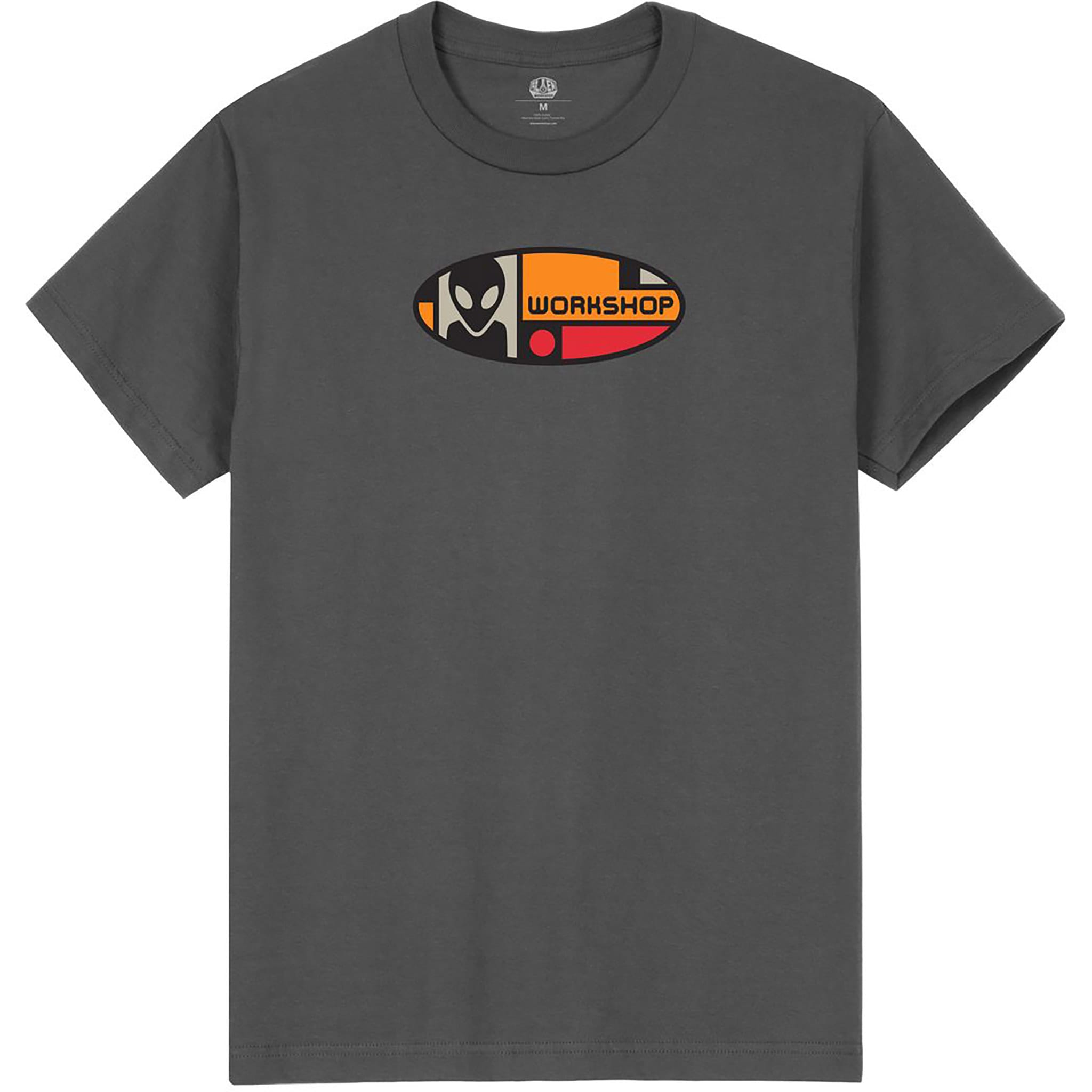 Alien Workshop Alien Oval Tee Smoke Grey T Shirt