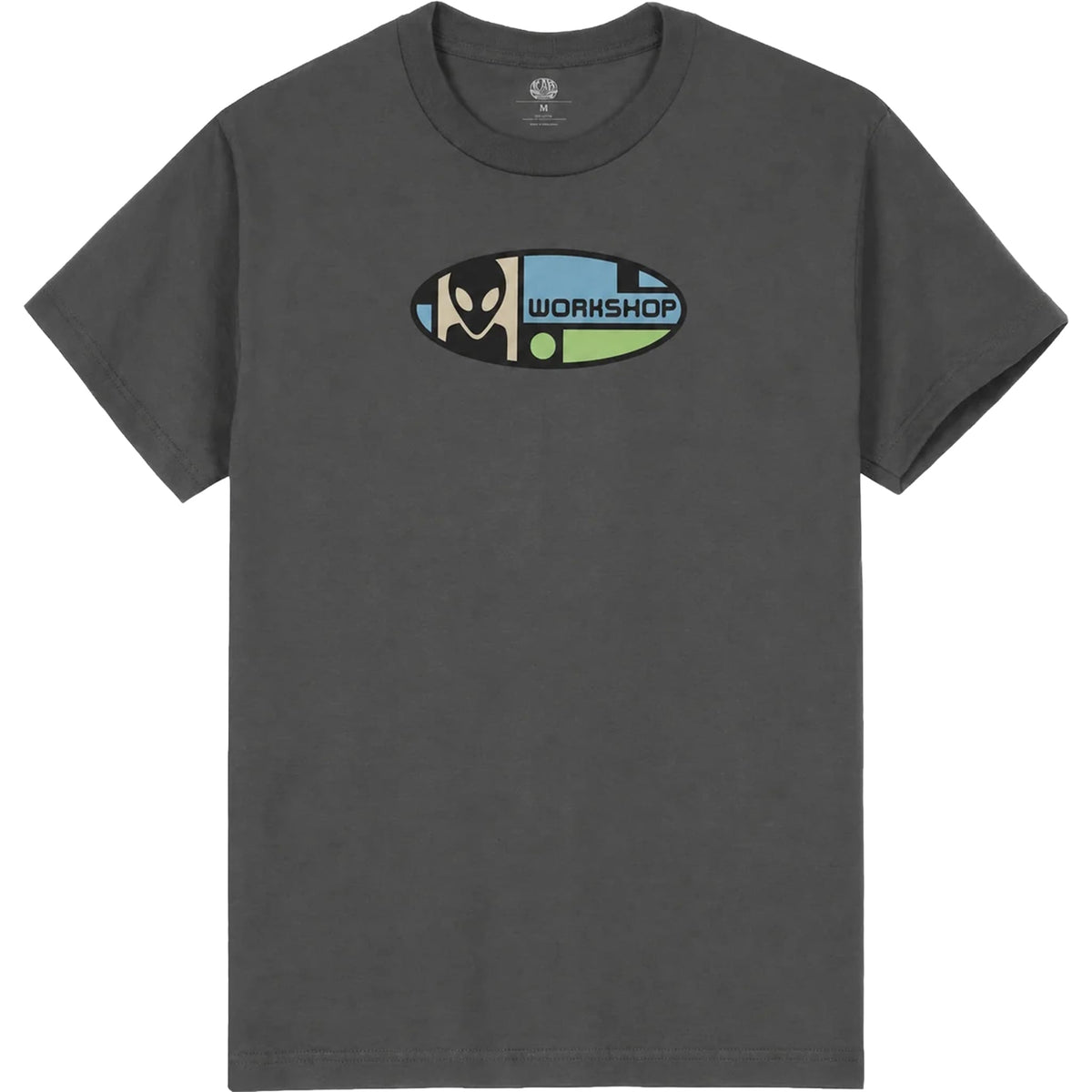 Alien Workshop Alien Oval Tee Smoke Grey T Shirt