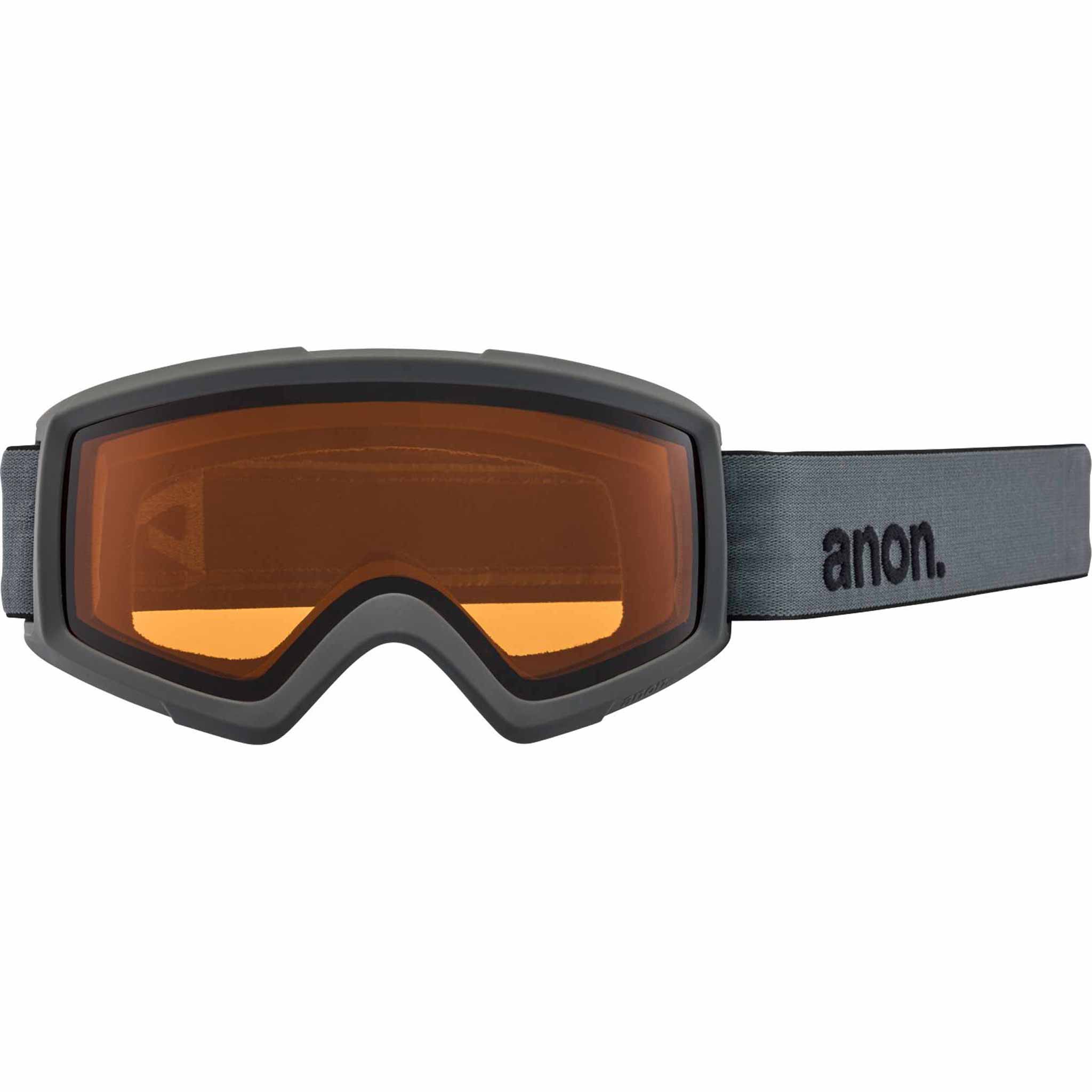 Anon Helix 2.0 Low Bridge Goggle + Bonus Lens Stealth Perceive Sunny Onyx 2026 Goggles