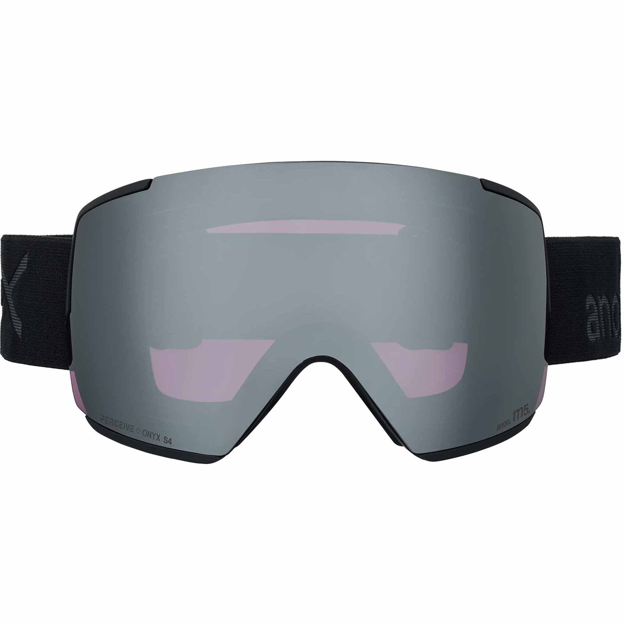 Anon M5 Low Bridge Goggle + Bonus Lens + MFI Face Mask Smoke Perceive Sunny Onyx 2026 Goggles