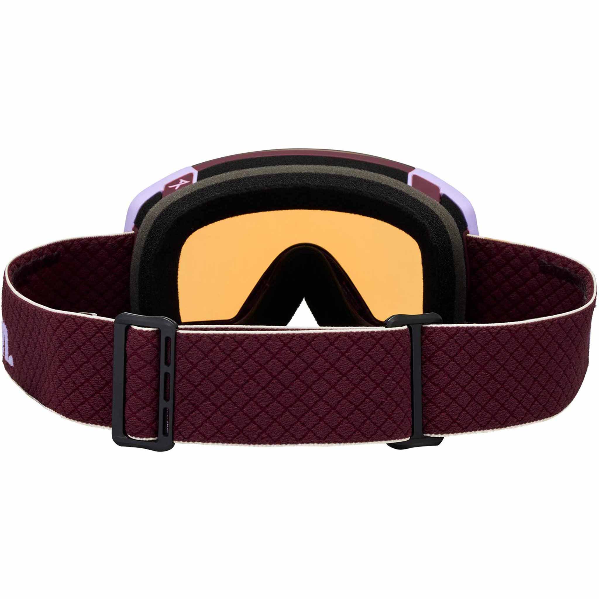 Anon M5S Low Bridge Goggle + Bonus Lens + MFI Face Mask Deep Cherry Perceive Cloudy Pink 2026 Goggles