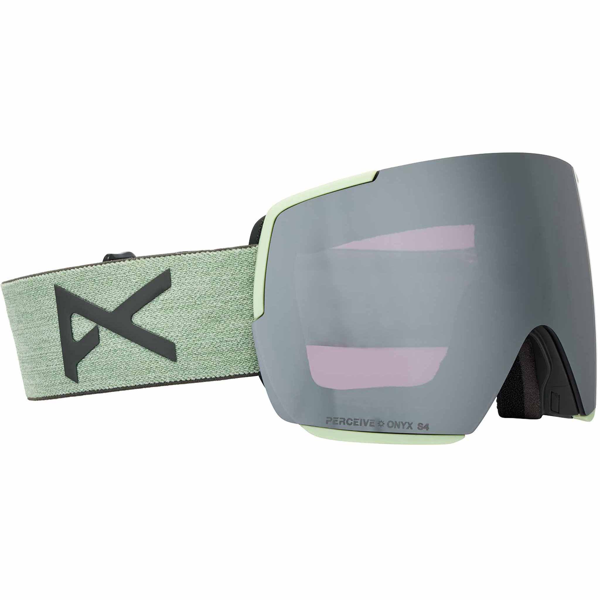 Anon M5S Low Bridge Goggle + Bonus Lens + MFI Face Mask Soft Sage Perceive Sunny Onyx 2026 Goggles