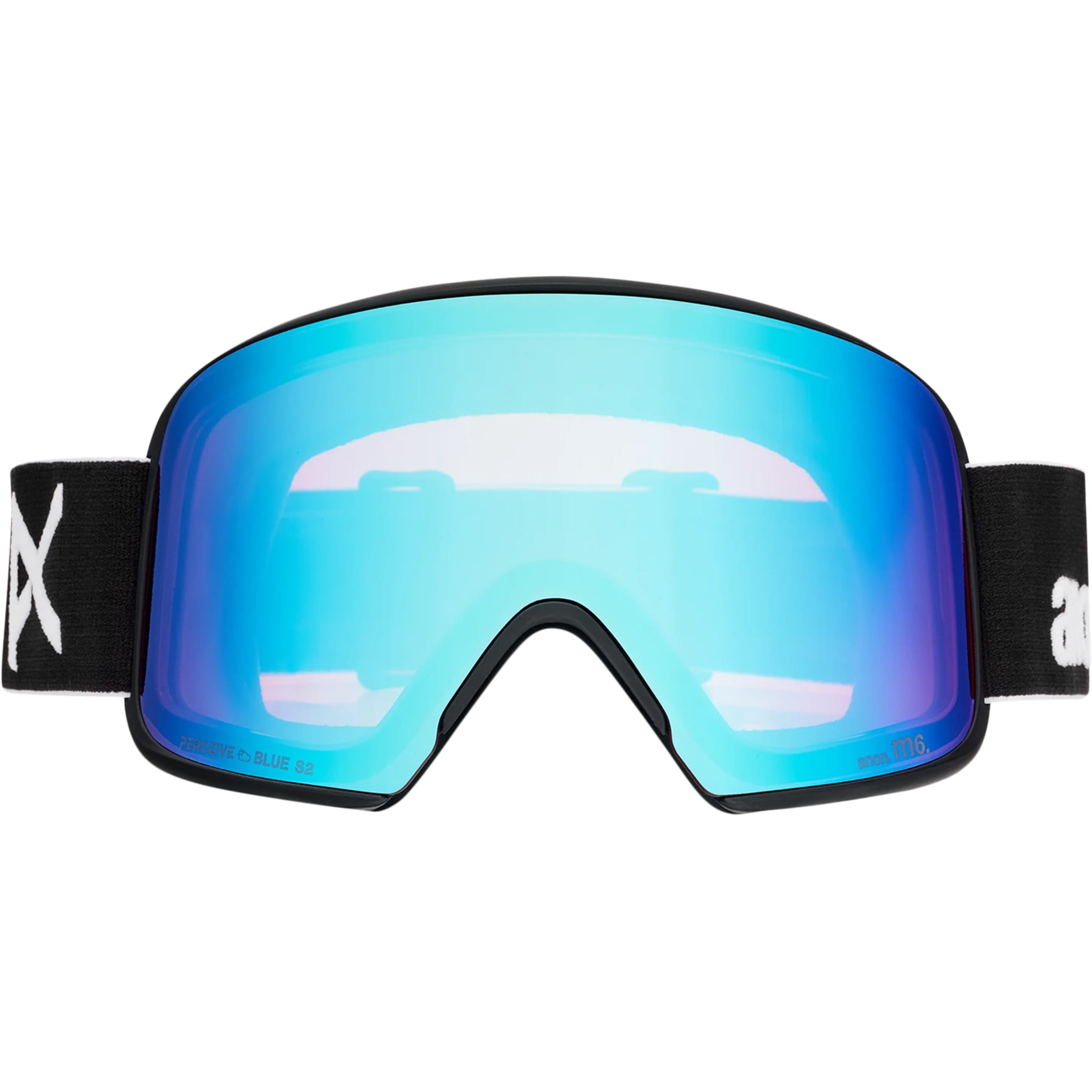 Anon M6 Goggle Black Perceive Variable Blue + Bonus Lens + MFI Face Mask 2027 Goggles