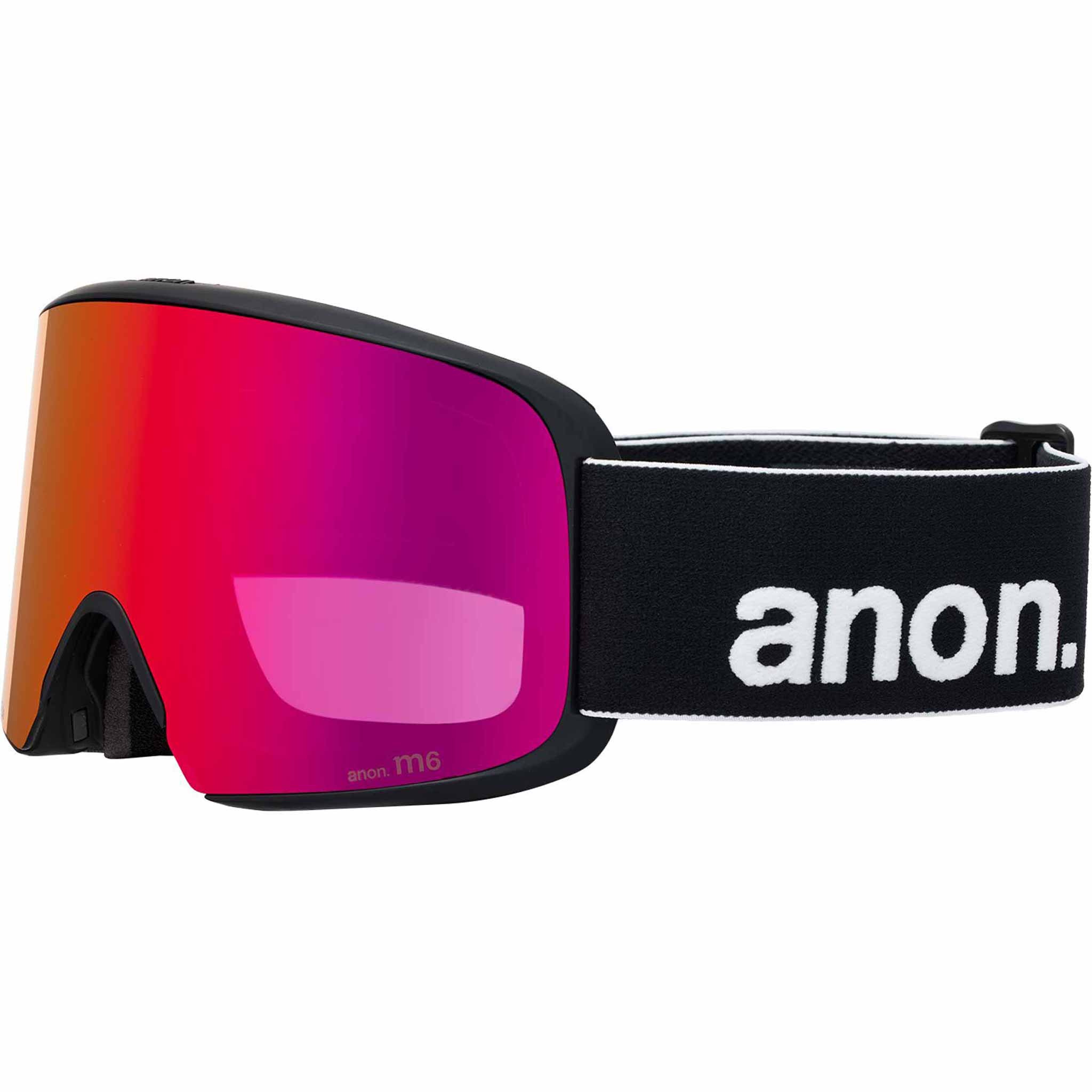Anon M6 Low Bridge Goggle Black Perceive Sunny Red 2026 Goggles
