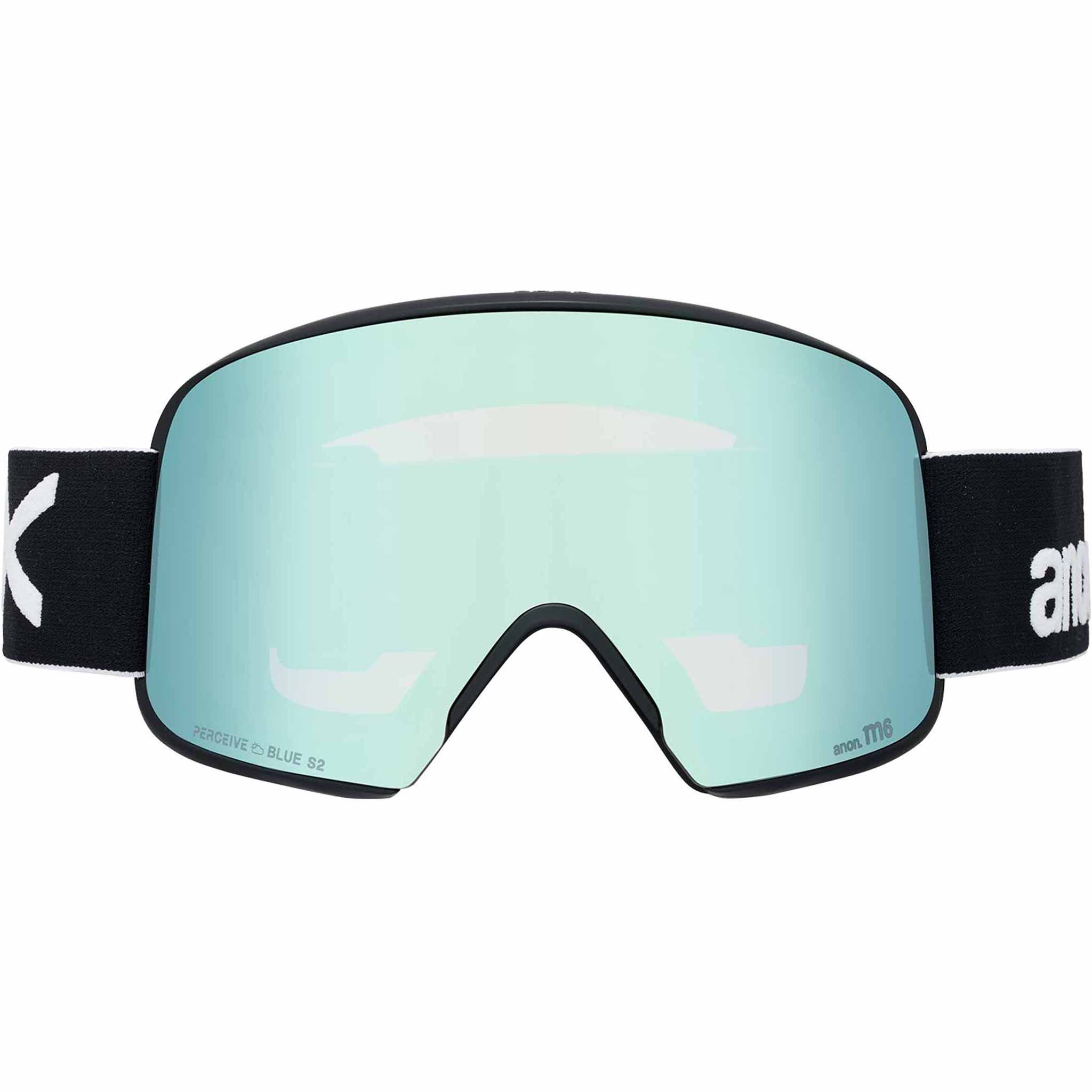 Anon M6 Low Bridge Goggle Black Perceive Variable Blue 2026 Goggles