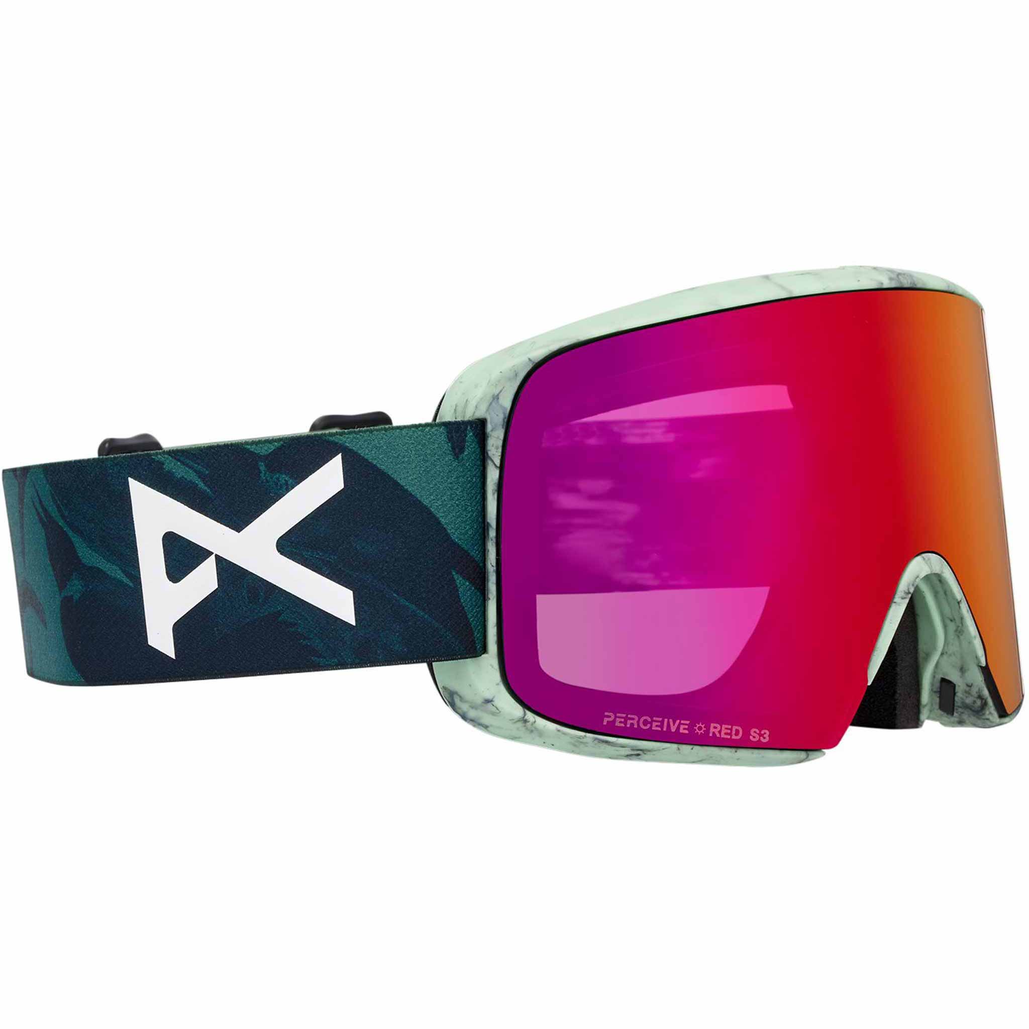 Anon M6S Low Bridge Goggle Family Tree Perceive Sunny Red 2026 Goggles