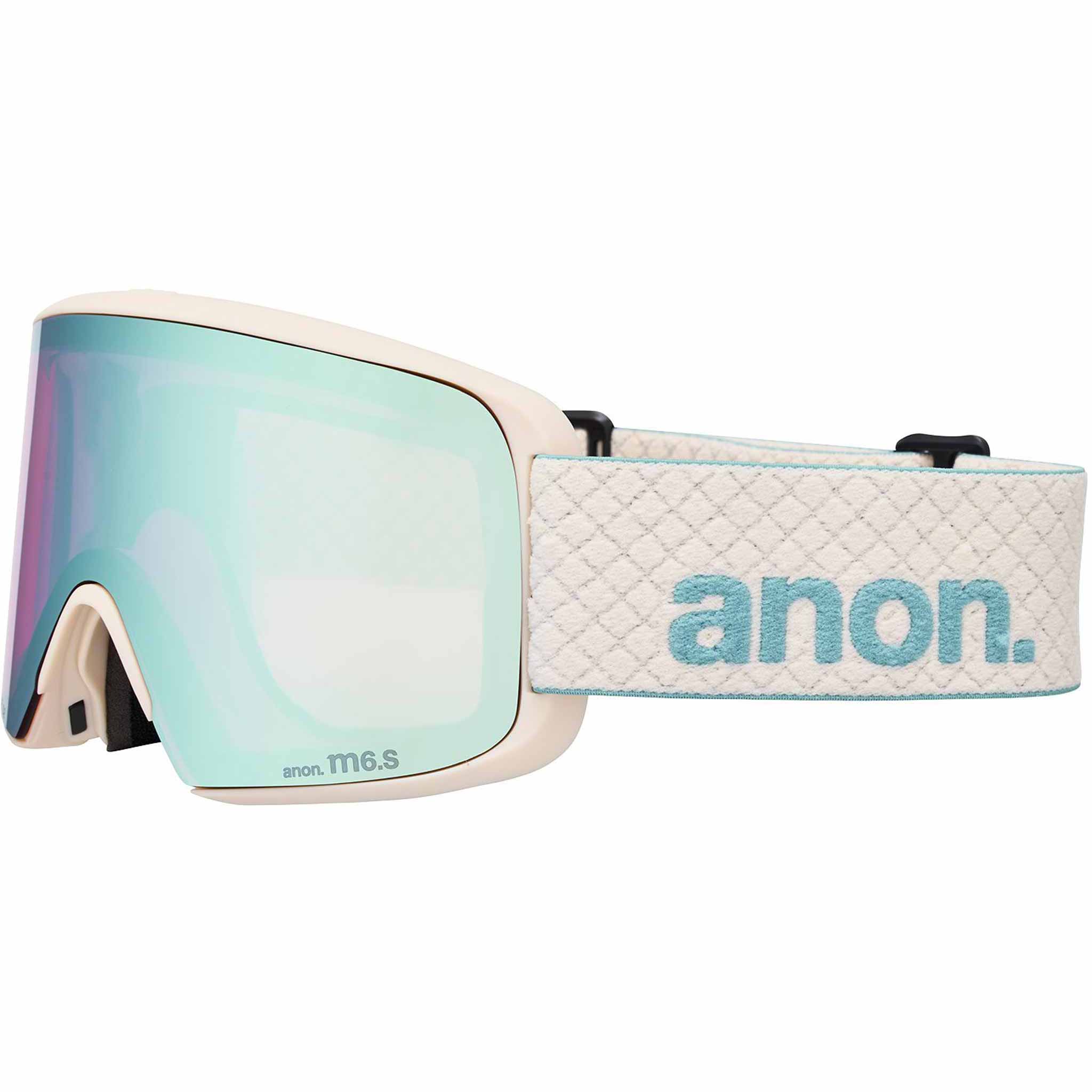 Anon M6S Low Bridge Goggle Oat Perceive Variable Blue 2026 Goggles