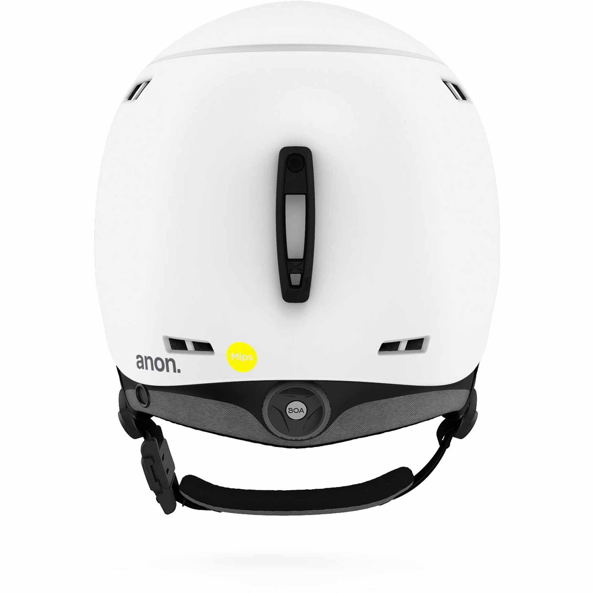 Anon Rodan Long Hair Fleece Mips Ski & Snowboard Helmet White 2026 Snowboard Helmet