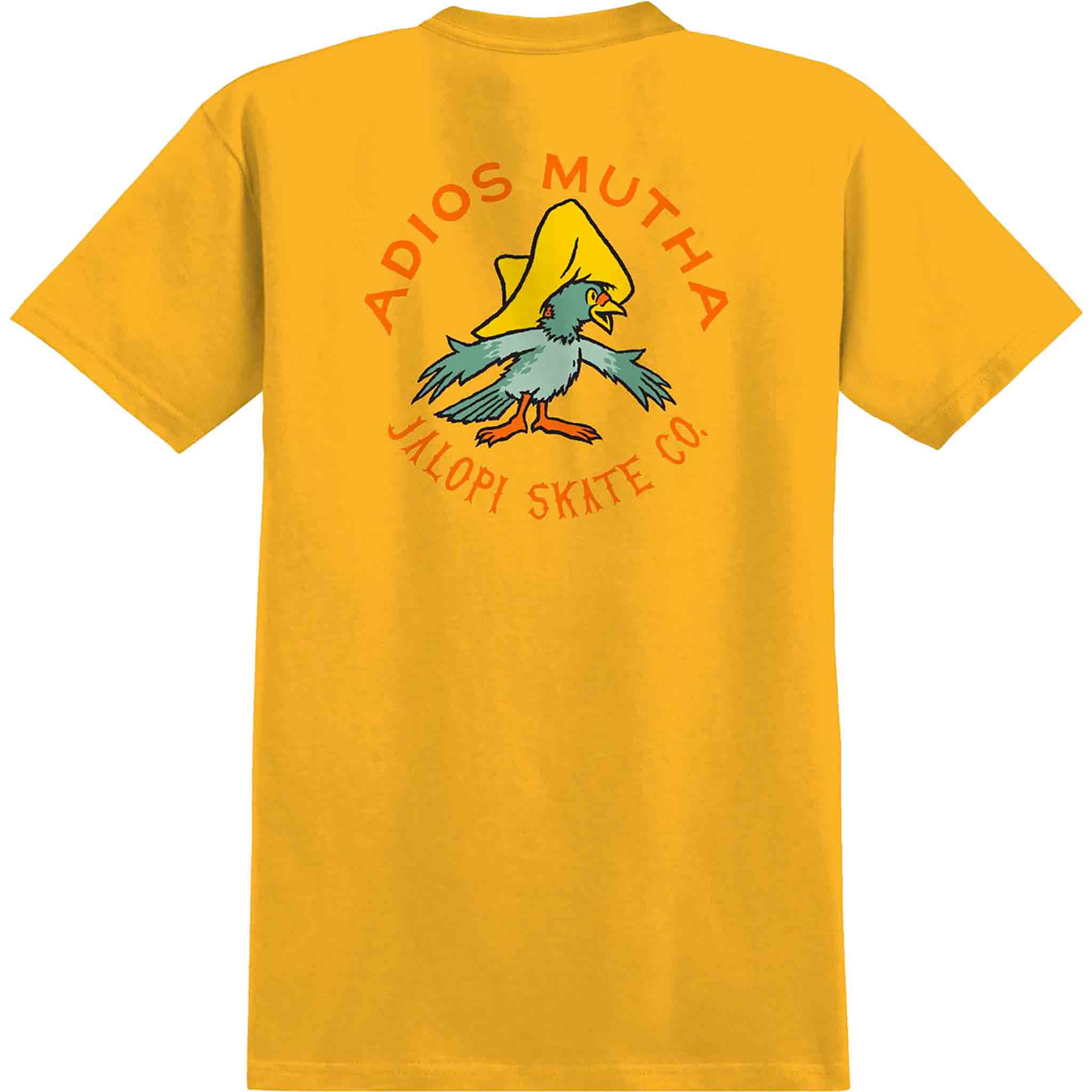 Anti Hero Adios Mutha Ringspun Tee Heather Mustard T Shirt