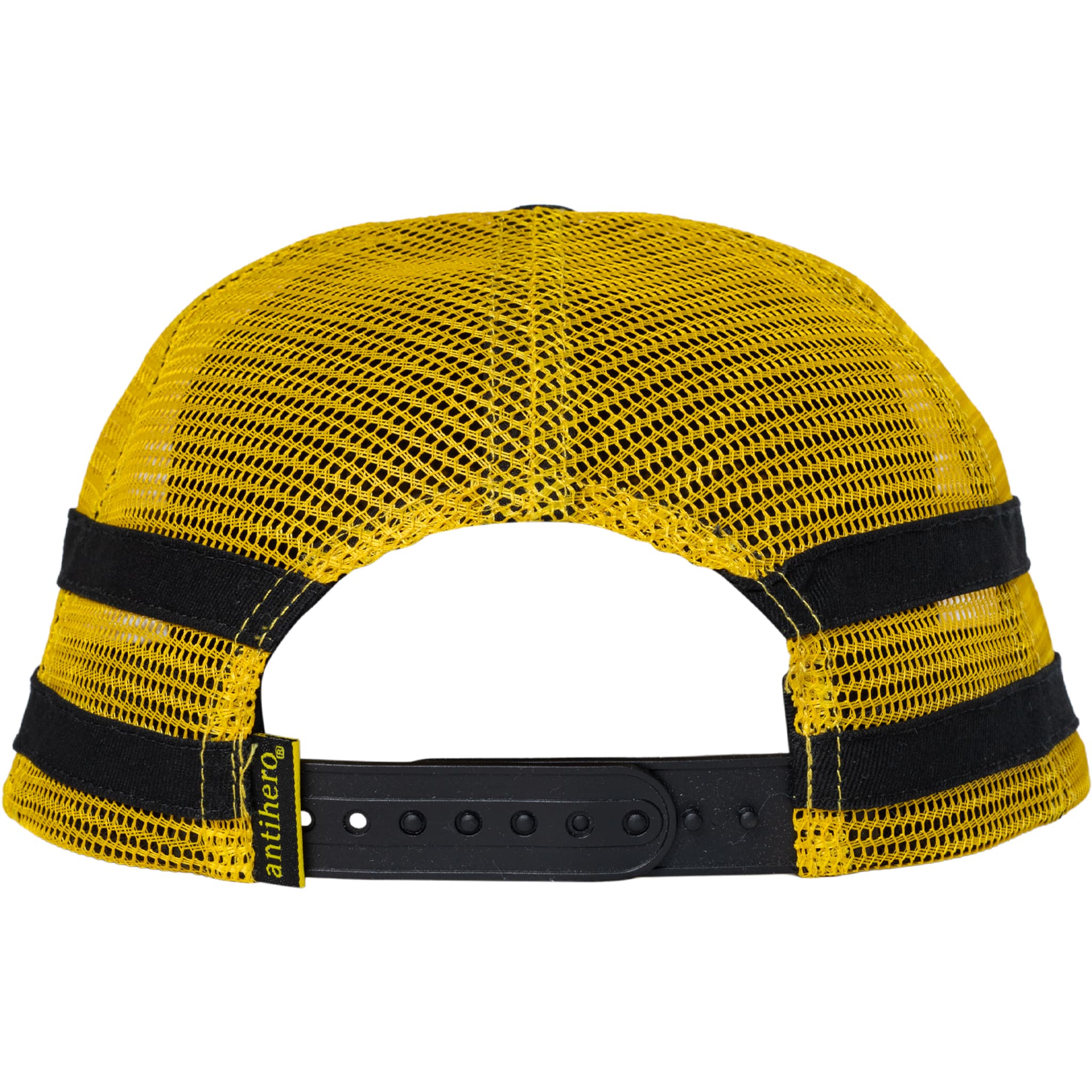 Anti Hero Basic Eagle Snapback Hat Black Yellow Hats