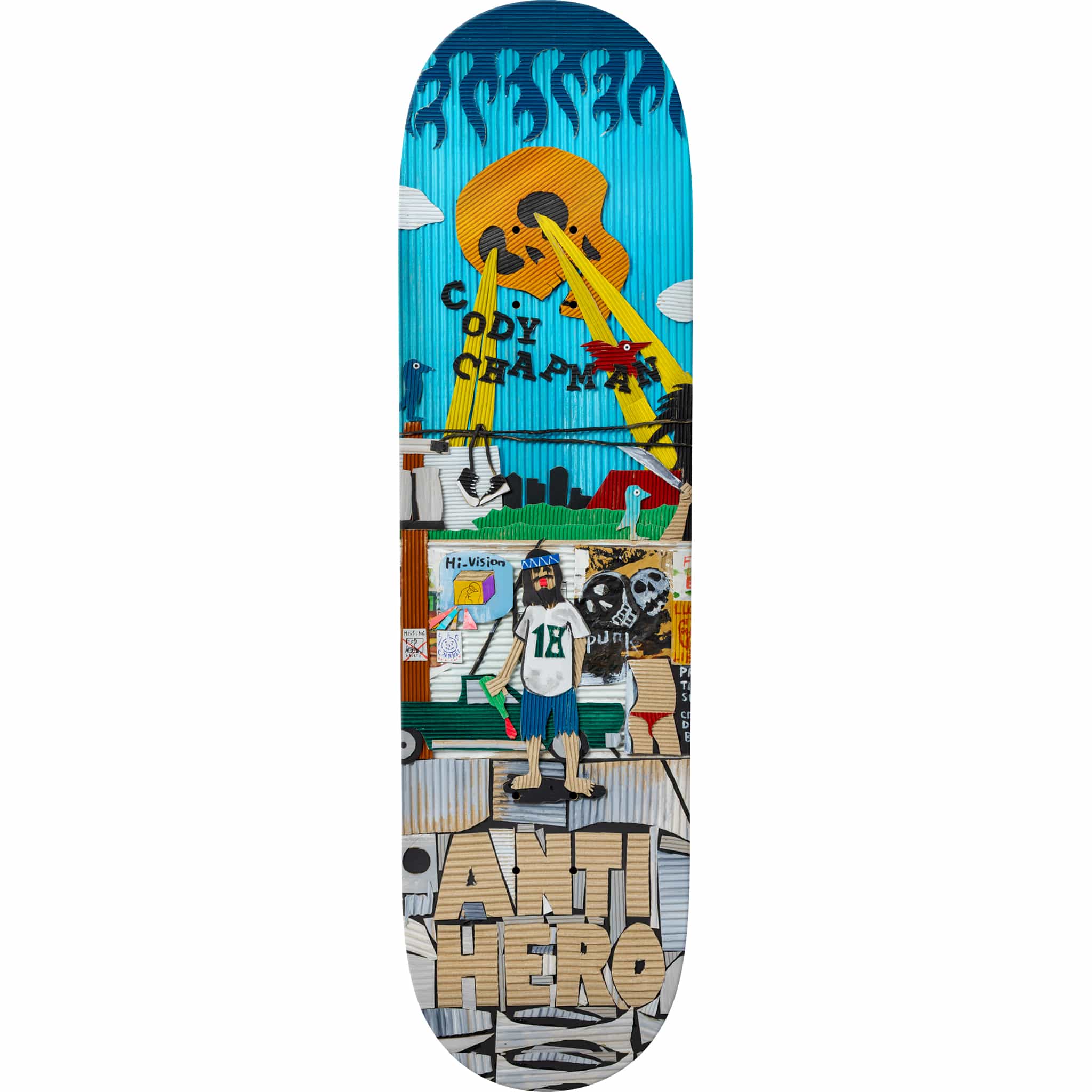 Anti Hero Cody Champman Kenji Goto Skateboard Deck 8.75" Skateboard