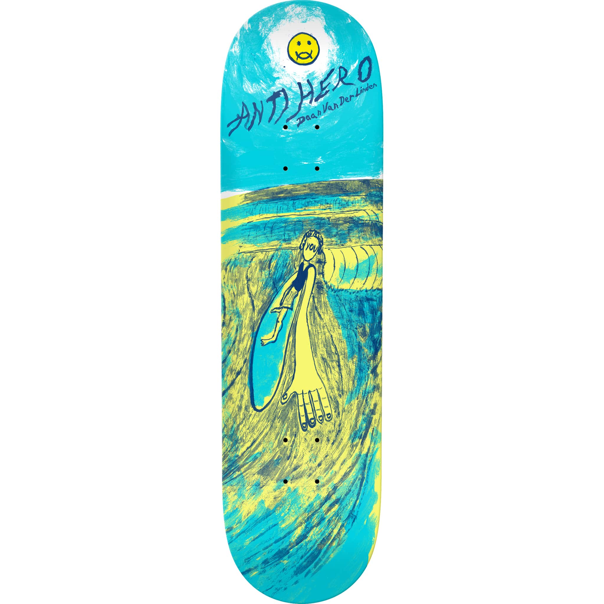 Anti Hero Daan VanDer Linden Expressions Skateboard Deck 8.28" Skateboard